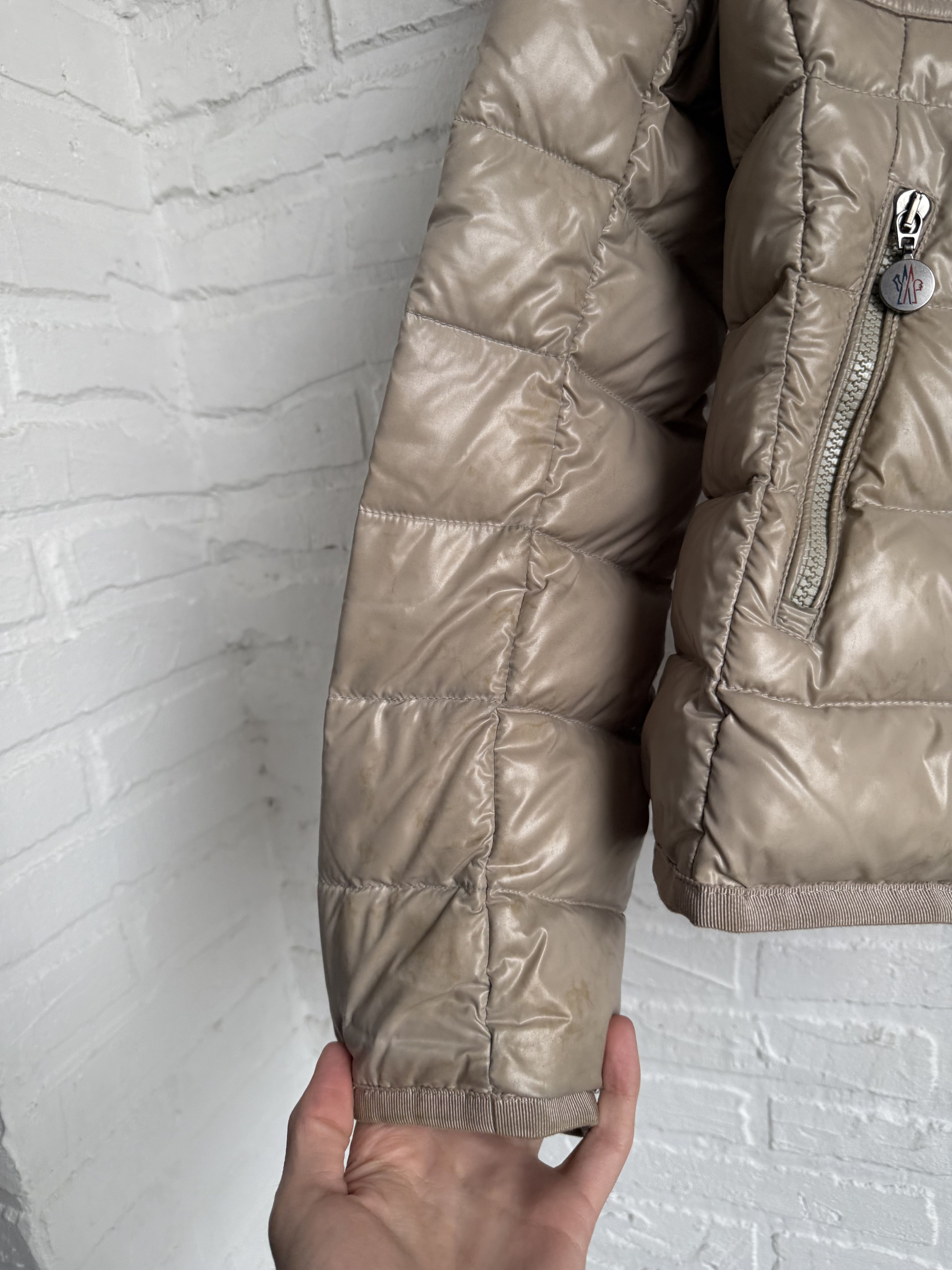 Moncler Moncler Armoise Giubbotto Beige Fur Hood Down Puffer Jacket Size S / US 4 / IT 40 - 10 Thumbnail