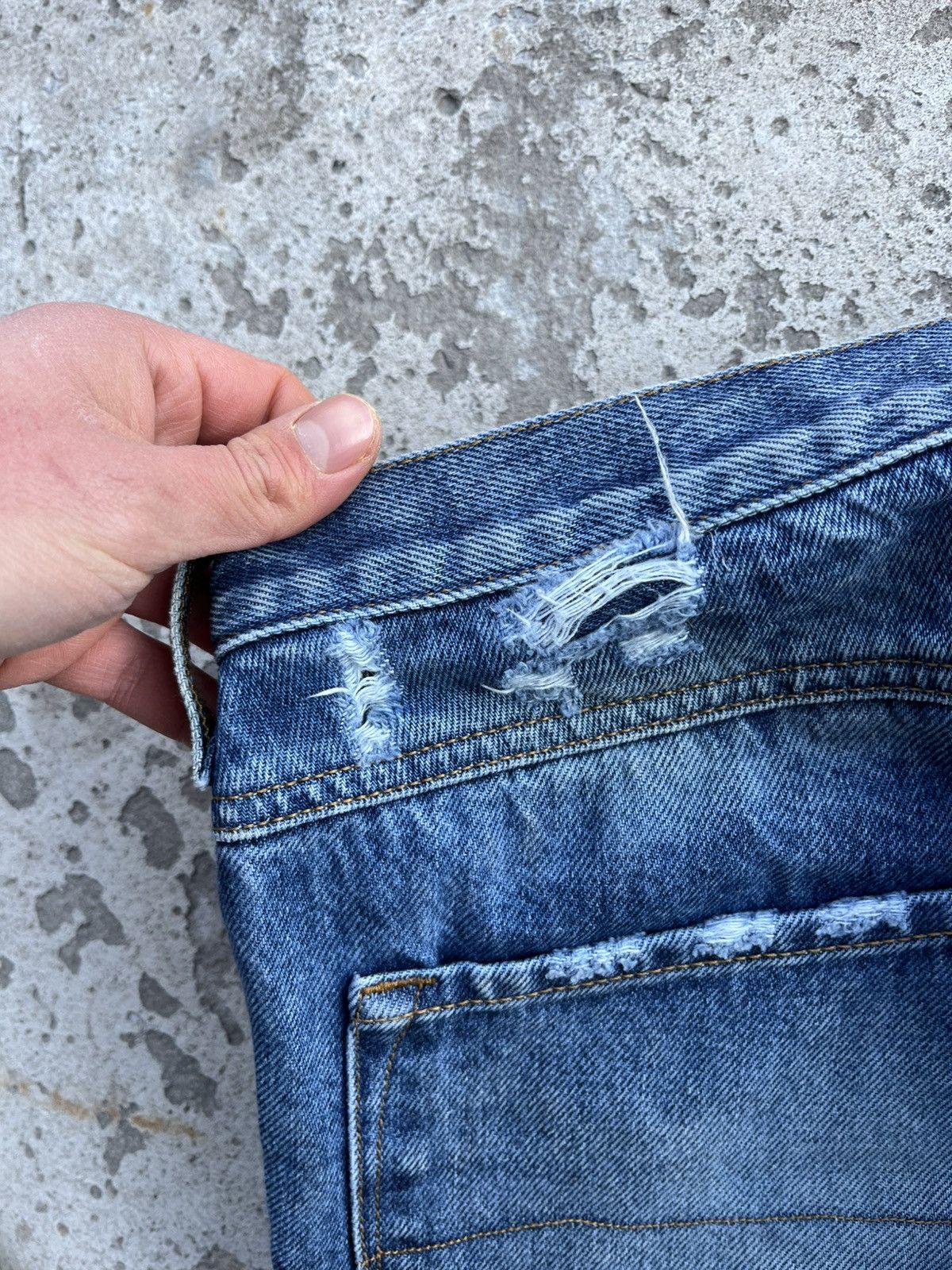 Vivienne Westwood Vivienne Westwood Rock N’ Roll Skinny Distressed Faded Jeans Size US 32 / EU 48 - 20 Thumbnail