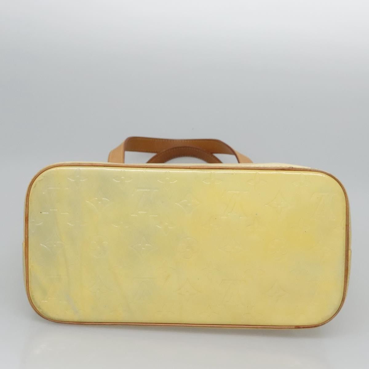 Louis Vuitton LOUIS VUITTON Monogram Vernis Houston Hand Bag Baby Blue Size ONE SIZE - 11 Thumbnail