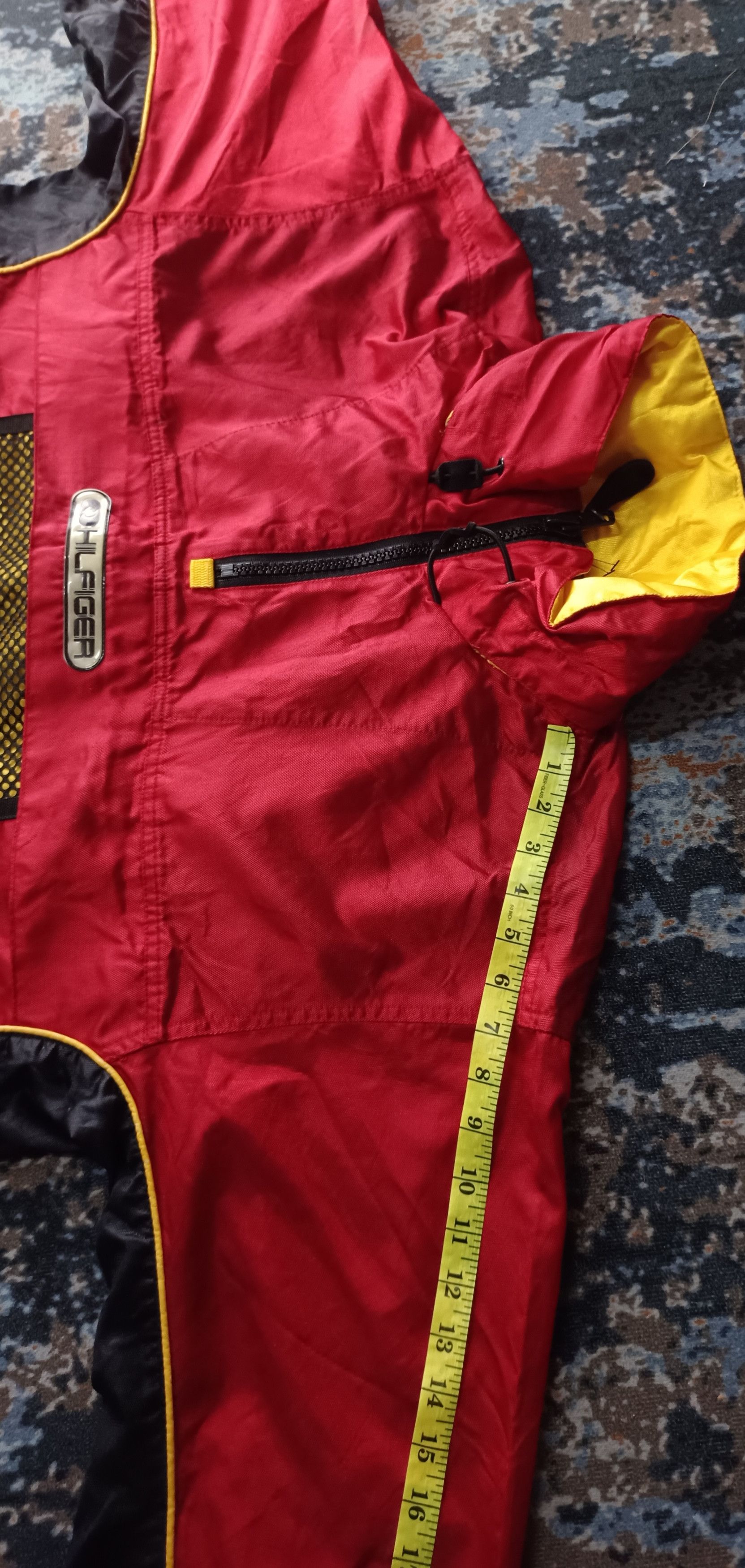 Tommy Hilfiger × Vintage VINTAGE🔥🔥 TOMMY HILFIGER Anorak Glow In The Dark Jacket Size US XL / EU 56 / 4 - 15 Thumbnail