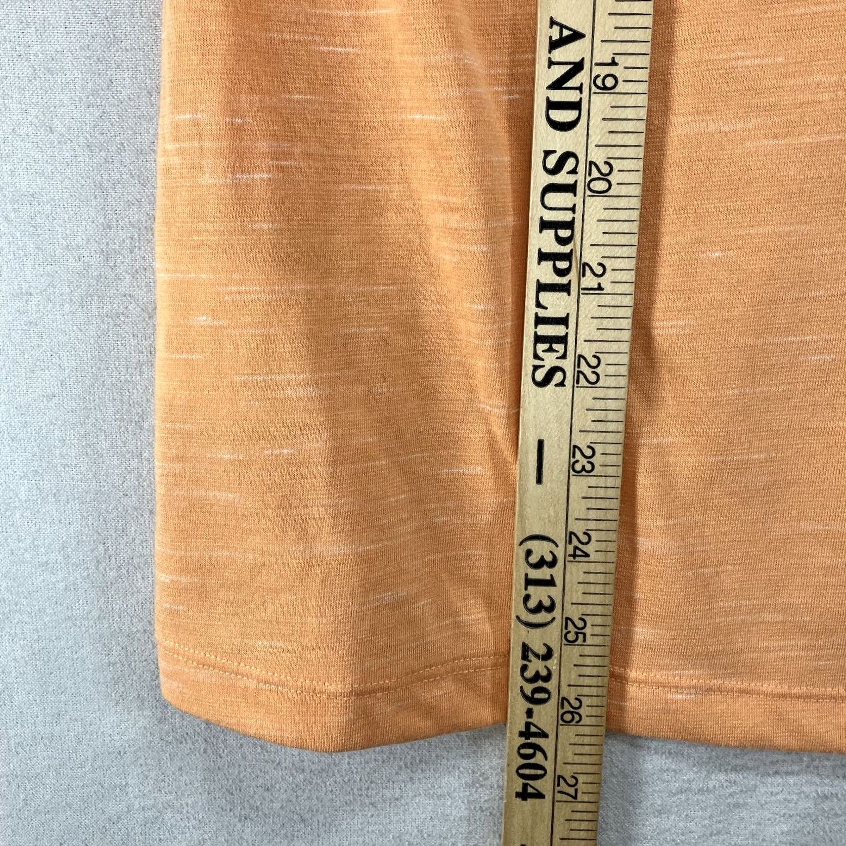 Nike Nike Dri-Fit Tank Top Womens Med Orange Activewear Tee Light Heather Sleeveless Size M / US 6-8 / IT 42-44 - 7 Thumbnail