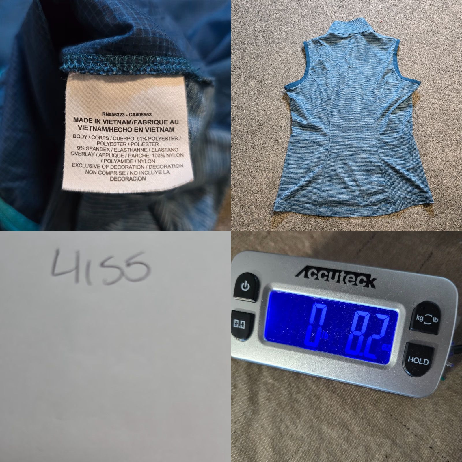 Nike Nike Vest Womens Medium Blue Golf Tour Performance Full Zip Dri Fit Casual Athletic Jacket Size M / US 6-8 / IT 42-44 - 8 Thumbnail
