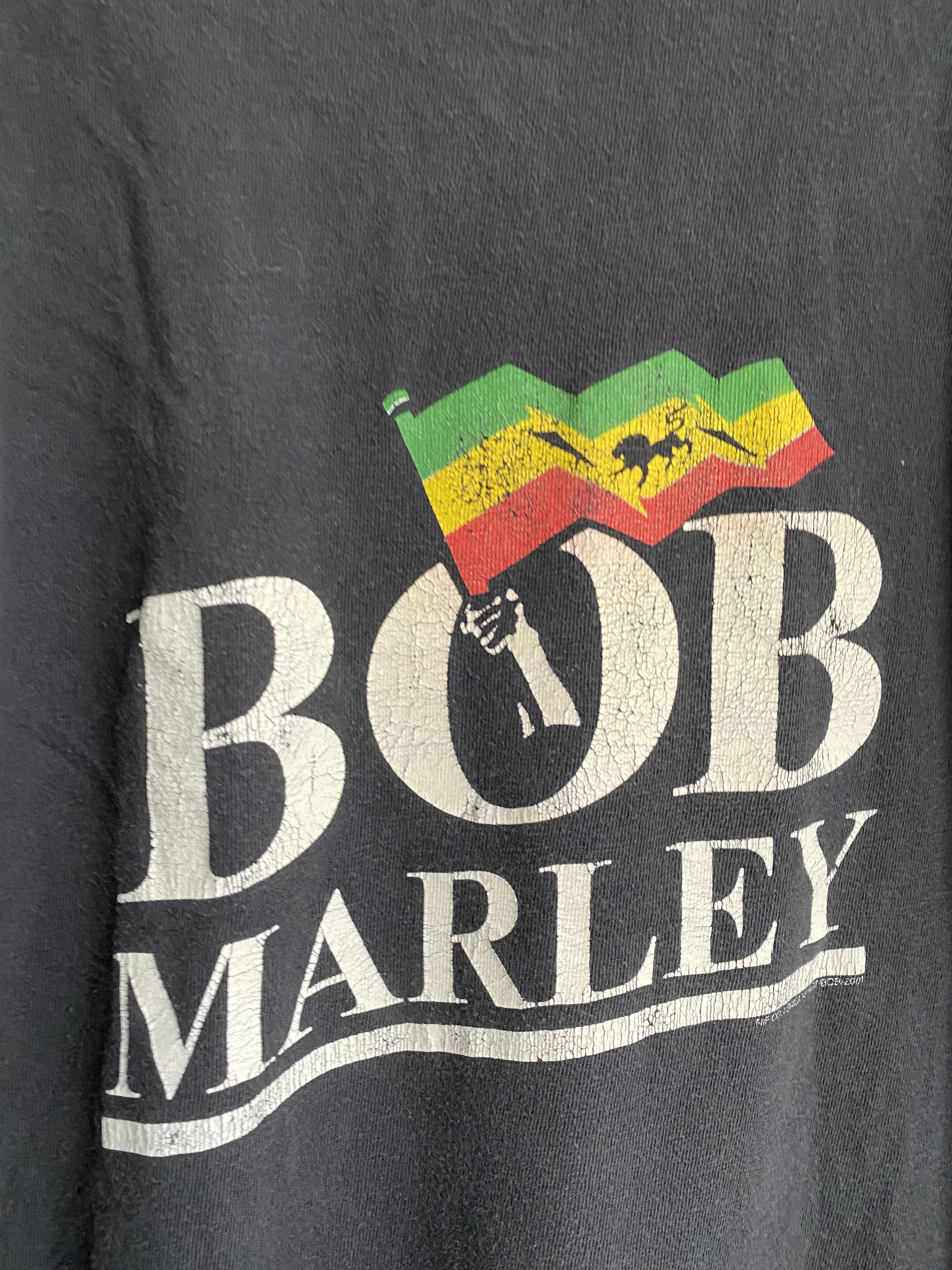Band Tees × Bob Marley × Vintage Vintage 2001 Bob Marley Reggae music t-shirt Size US M / EU 48-50 / 2 - 8 Thumbnail