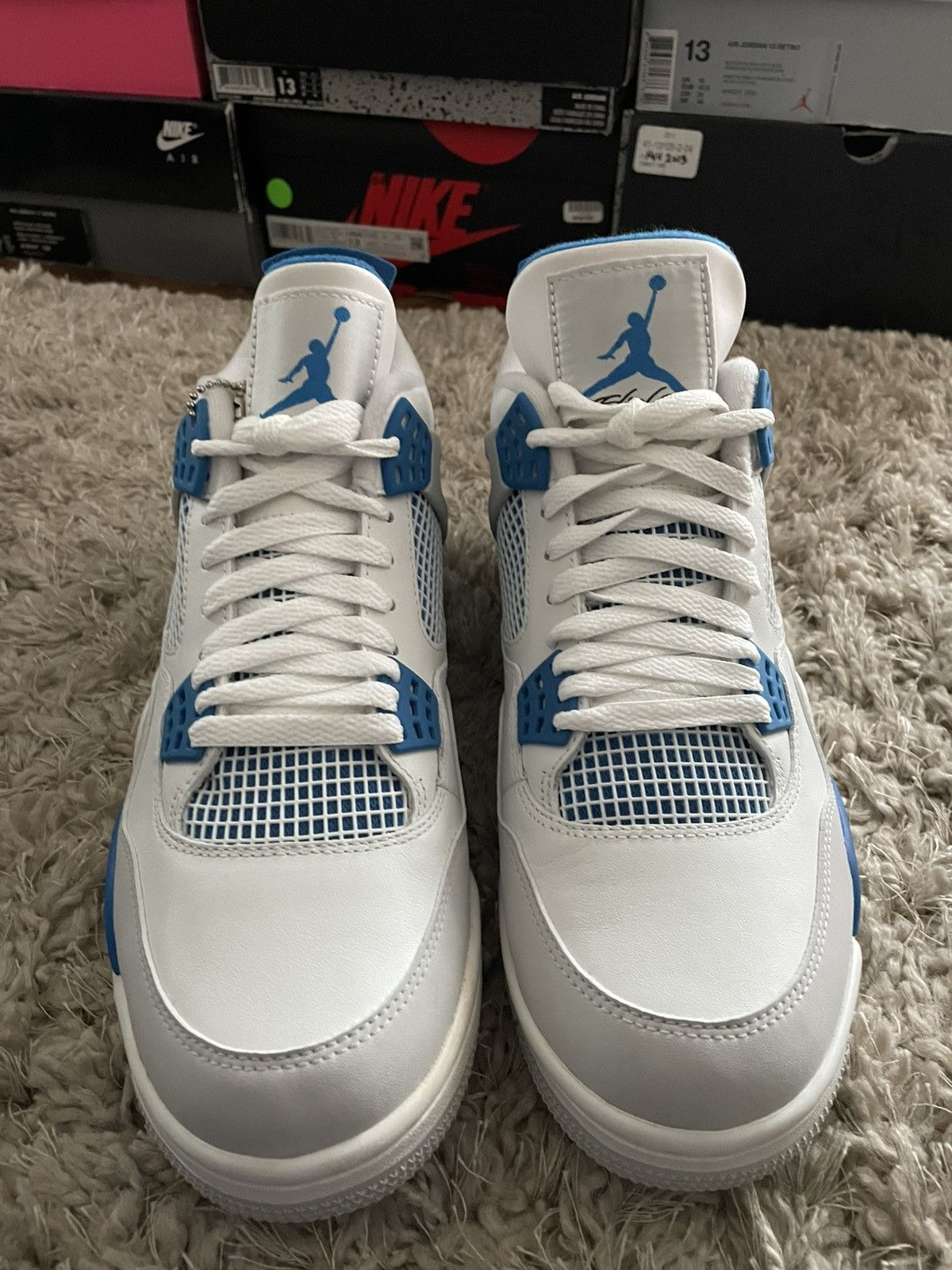 Jordan Brand Jordan 4 Military Blue 2012 release Size US 10 / EU 43 - 4 Thumbnail