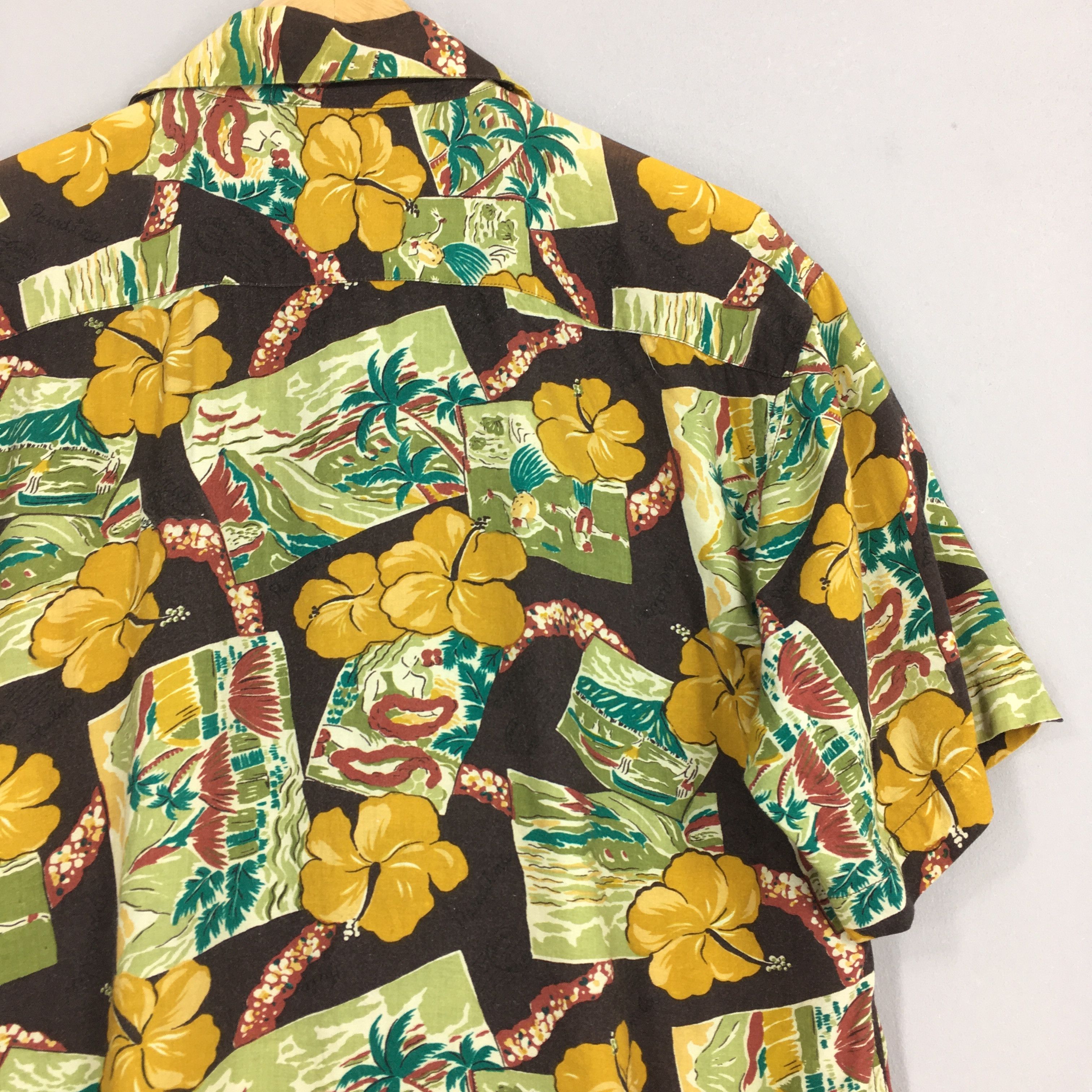 Vintage Vintage 80s Hawaii Aloha Floral Printed Shirt Medium Size US M / EU 48-50 / 2 - 8 Thumbnail