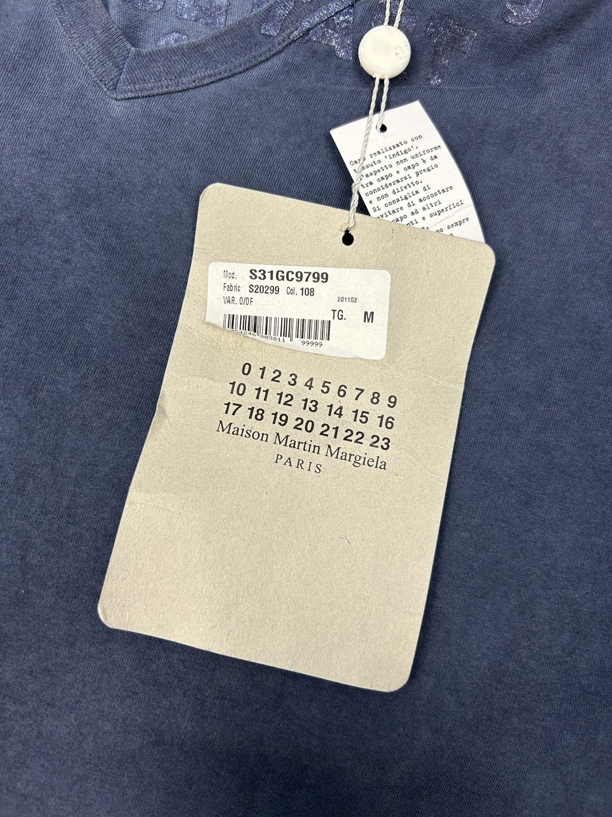 Maison Margiela Maison Martin Margiela AIDS Awareness Garment Dyed T-Shirt Size US M / EU 48-50 / 2 - 10 Thumbnail