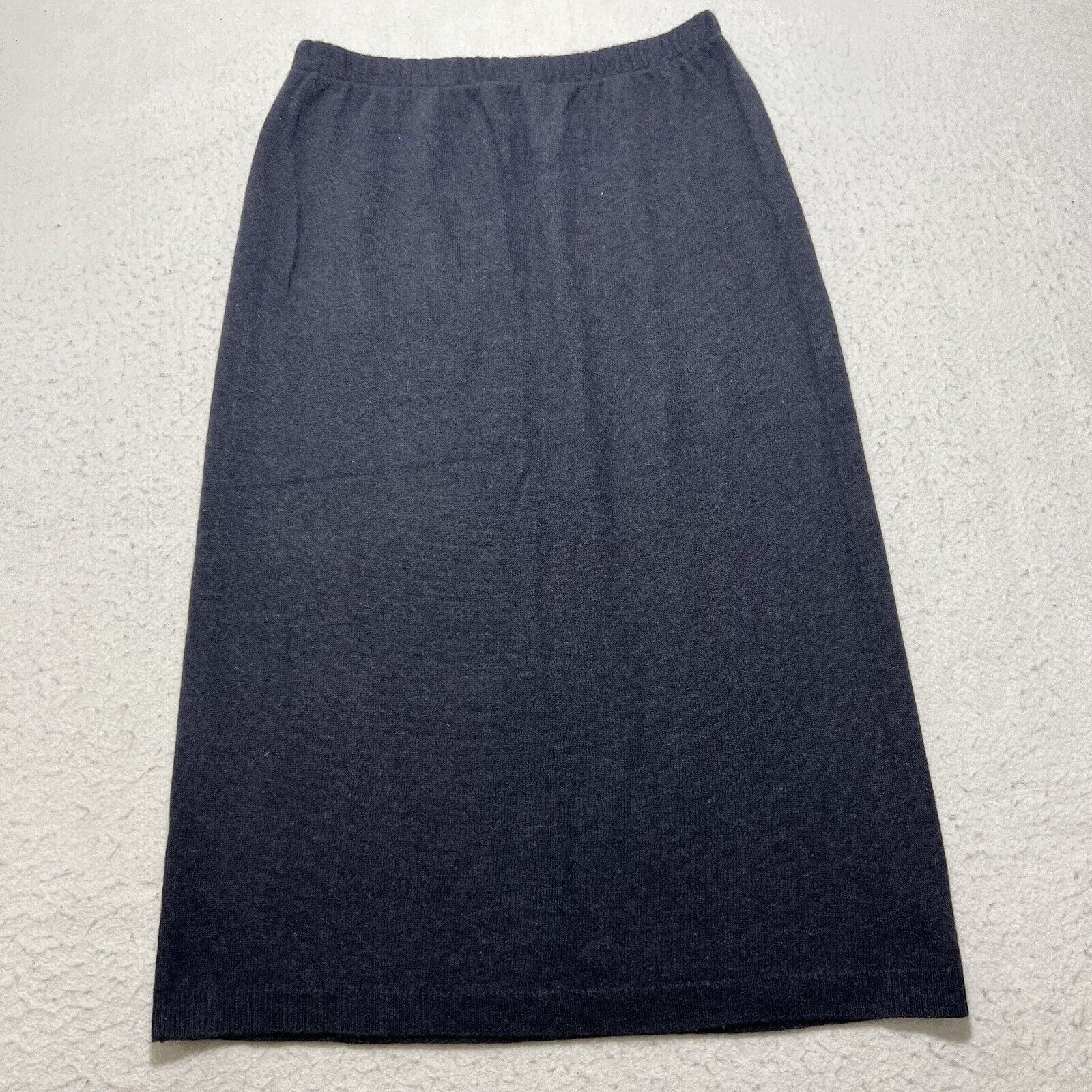 Vintage Vintage Tiano Lambswool Rabbit Hair Blend A-Line Blue Skirt Size 30" / US 8 / IT 44 - 1 Thumbnail