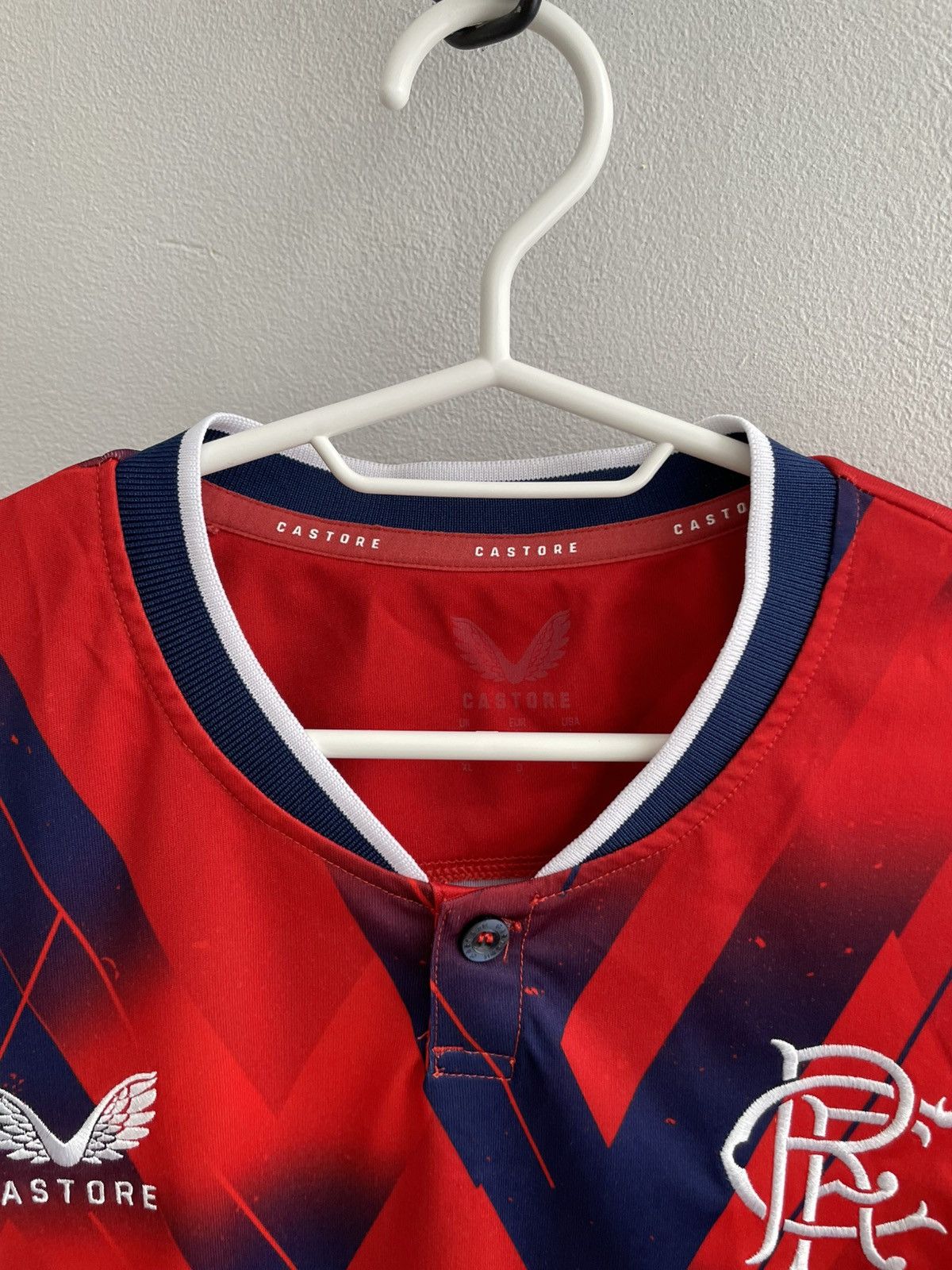 Castore Glasgow Rangers 2023 2024 Fourth footbal Soccer Jersey Shirt Size US L / EU 52-54 / 3 - 9 Thumbnail