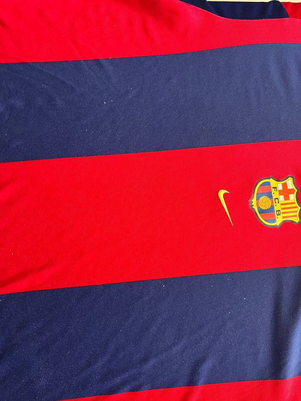 Nike 1998/99 BARCELONA FC HOME SOCCER JERSEY FOOTBALL SHIRT NIKE Size US XL / EU 56 / 4 - 19 Thumbnail