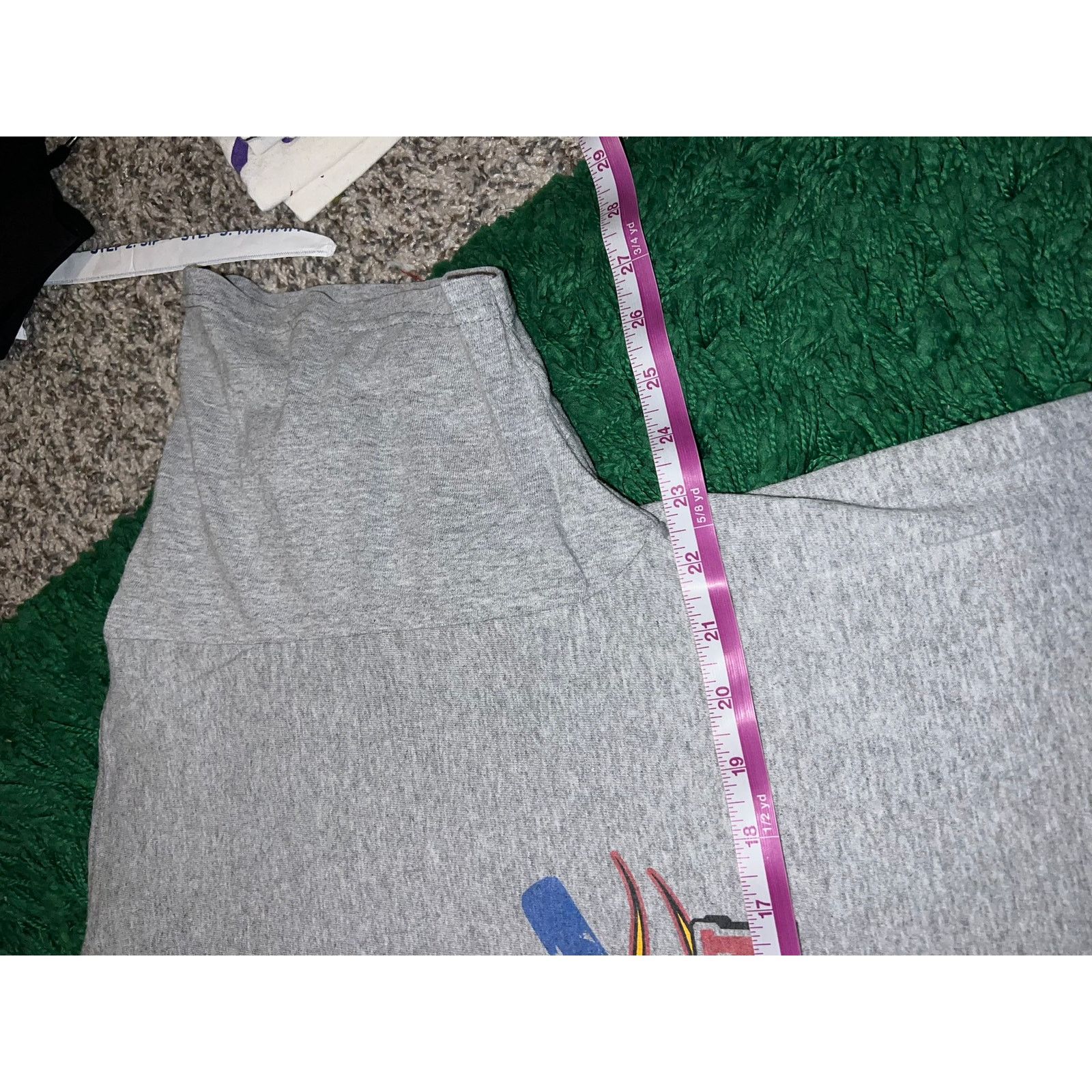 Fruit Of The Loom Vintage USAG Stuttgart Shirt Softball Germany Gray Tee XL Size US XL / EU 56 / 4 - 7 Thumbnail