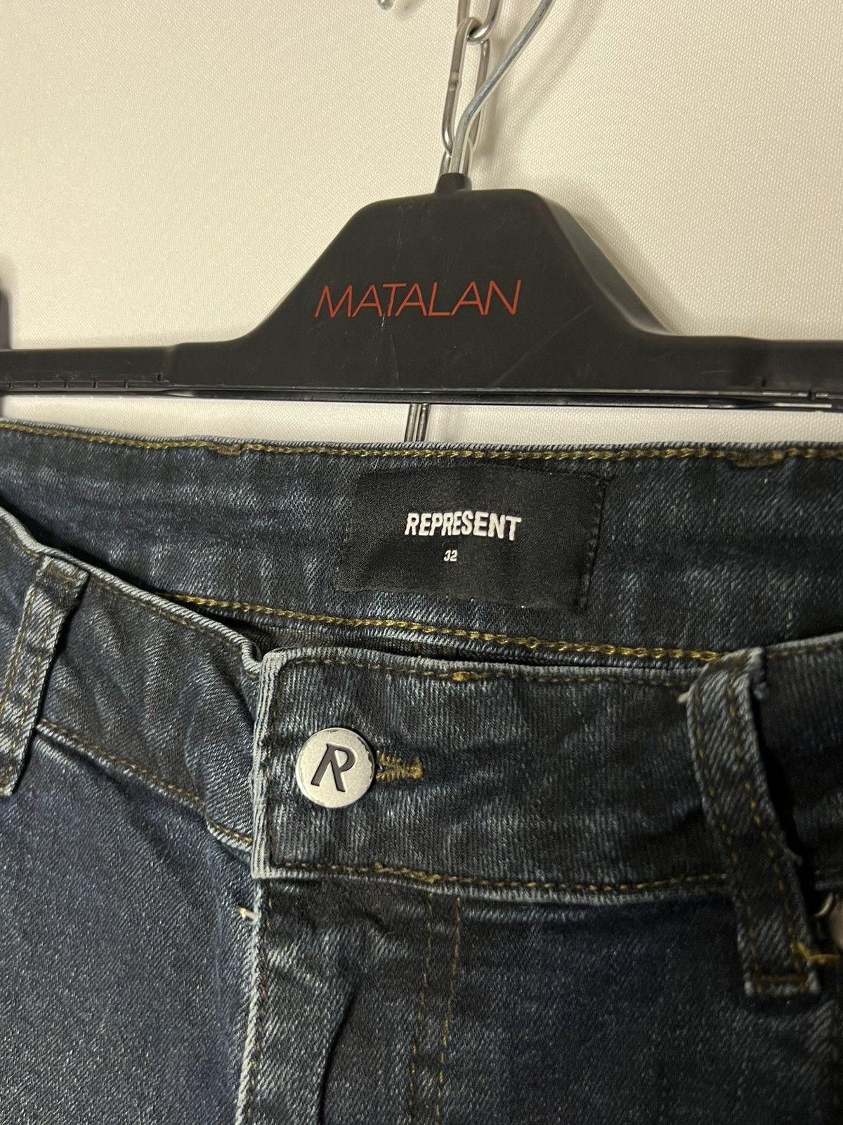 Represent Clo. Represent Destroyer Denim Luxury Jeans Size 32 Size US 32 / EU 48 - 8 Thumbnail