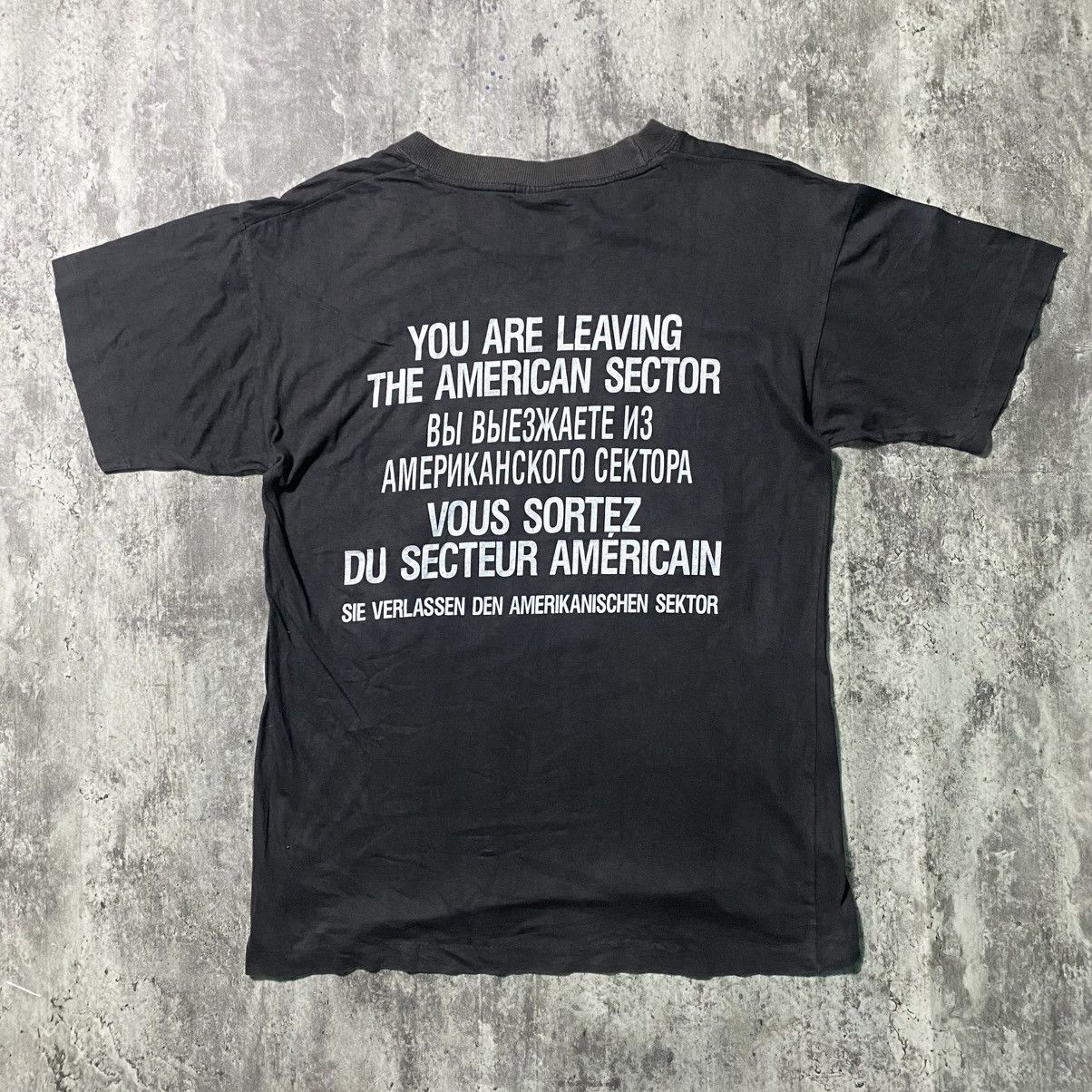 Band Tees Rare Vintage 80's Berlin West Sectors Pre Unified Tshirt Size US M / EU 48-50 / 2 - 4 Thumbnail