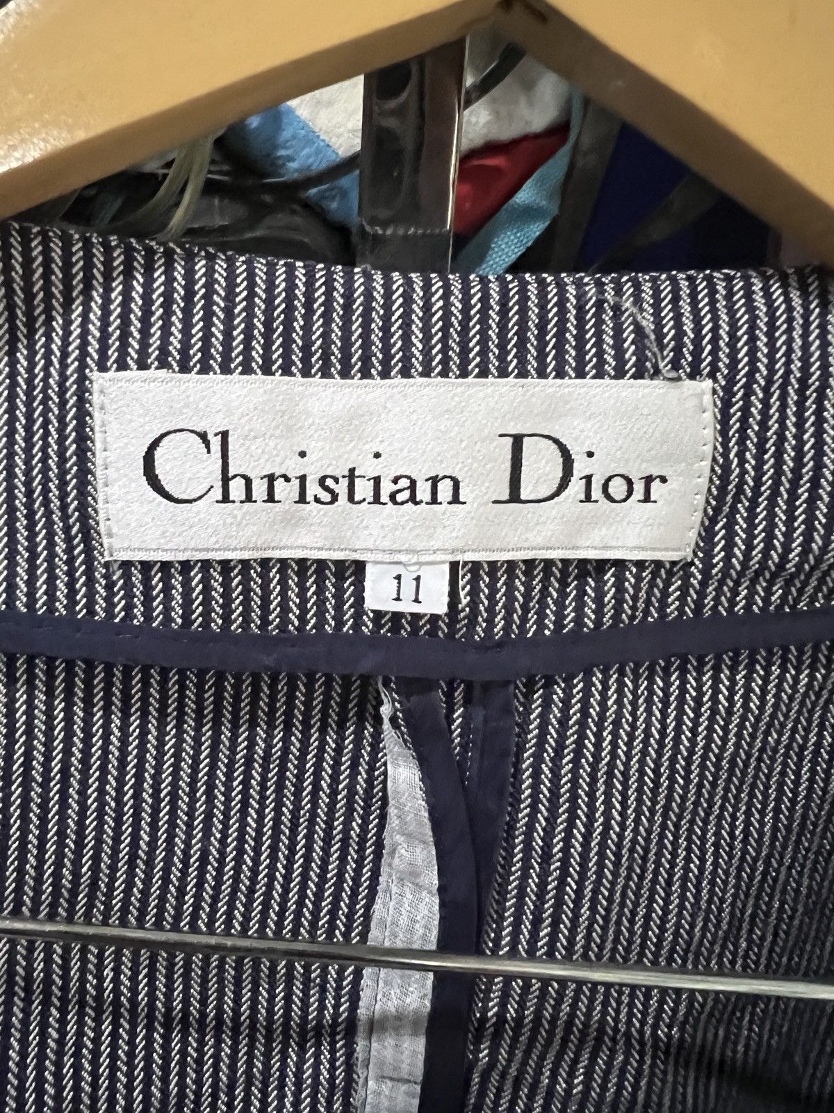 Christian Dior Monsieur 🔥Vintage Christian Dior Button Up Cropped Shirt Size S / US 4 / IT 40 - 9 Thumbnail