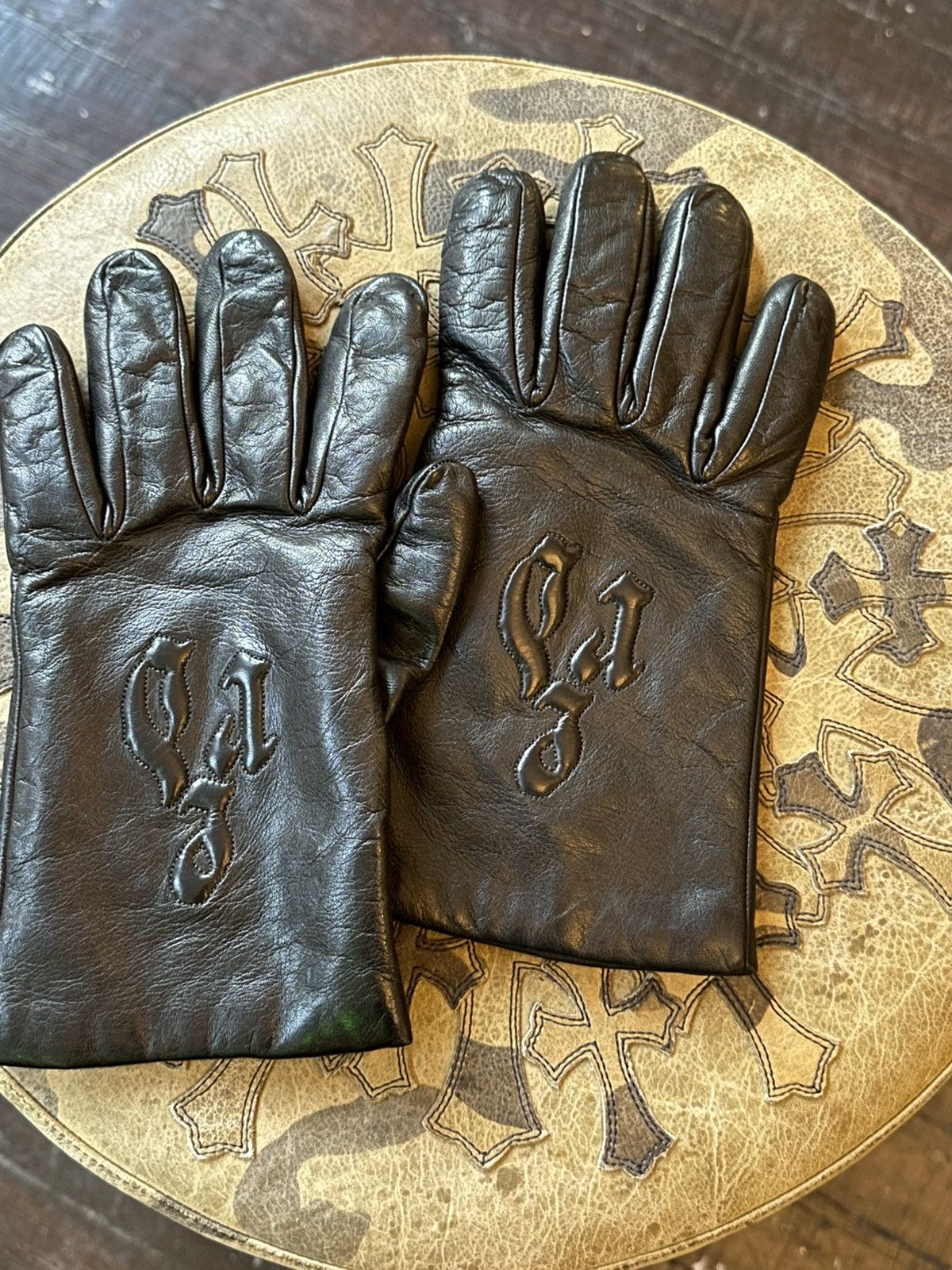 Enfants Riches Deprimes ENFANT RICHES DEPRIMES LEATHER GLOVES Size ONE SIZE - 1 Thumbnail