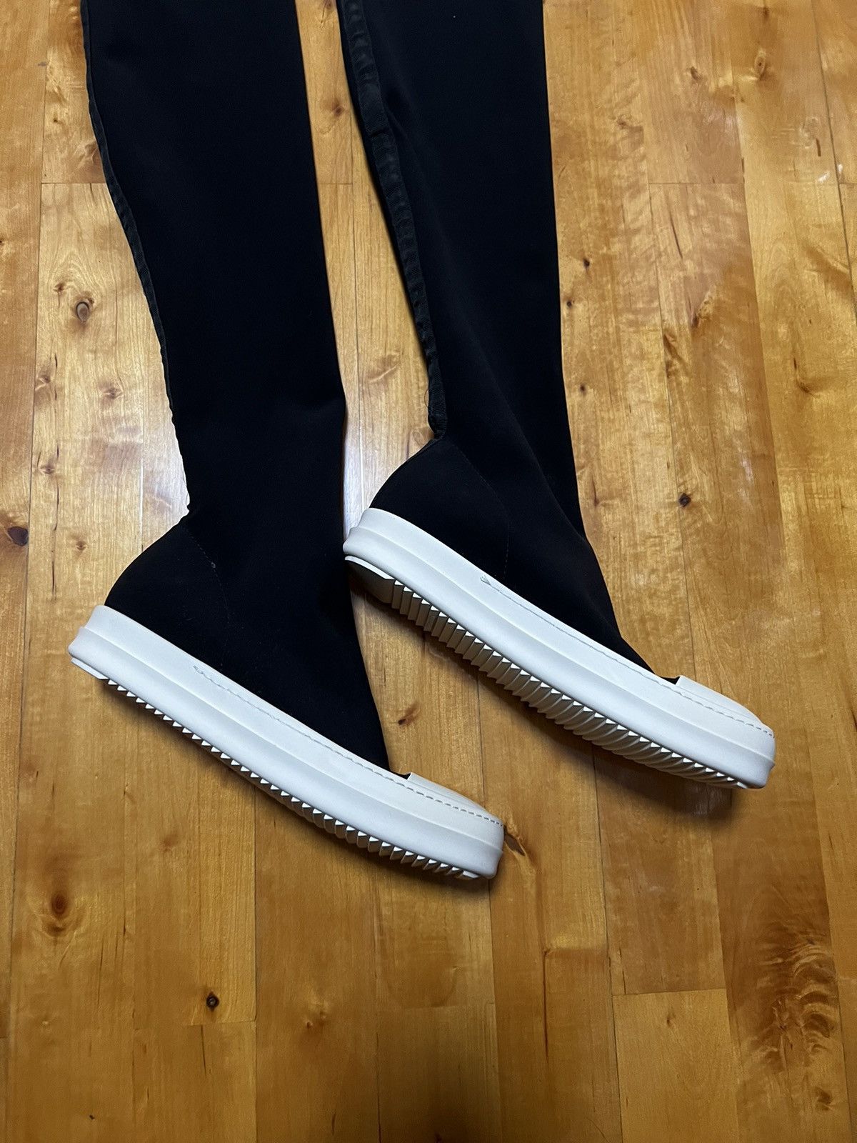 Rick Owens Drkshdw Rick owens ramones thigh high sock sz 36.5 Size US 6.5 / IT 36.5 - 6 Thumbnail