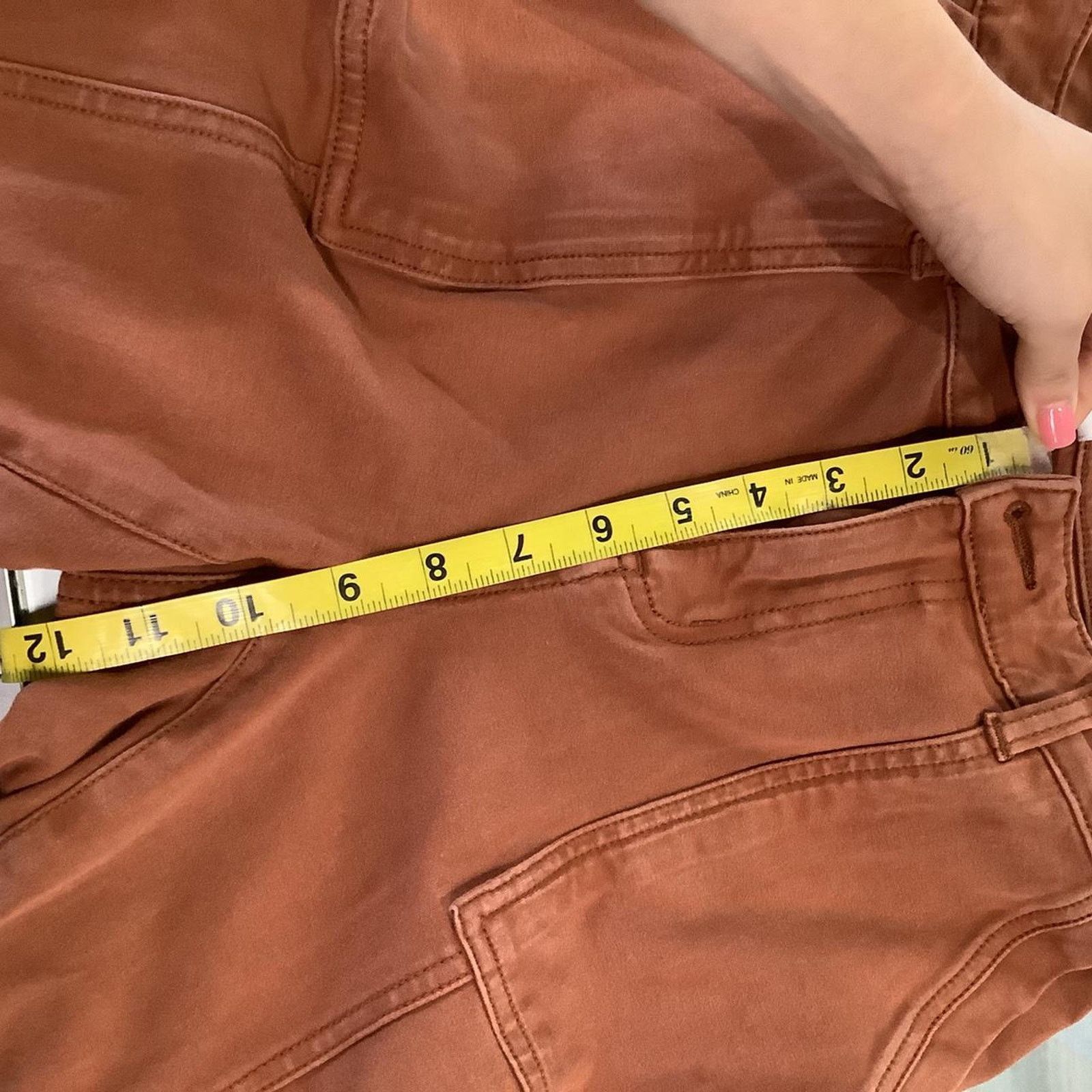 Other Brown carpenter Elastic fitted pants Size 29" - 5 Thumbnail