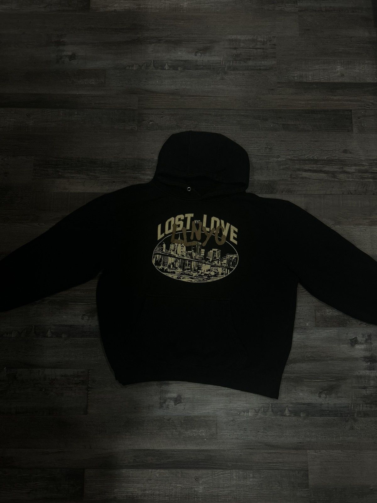Vintage Baggy “Lost Love NYC” Hoodie Size US L / EU 52-54 / 3 - 2 Thumbnail