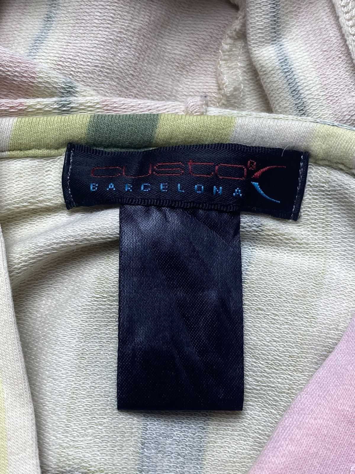 Angel Blue 2000s Custo Barcelona - Multicolored Pastel Zip Hoodie Size M / US 6-8 / IT 42-44 - 6 Thumbnail