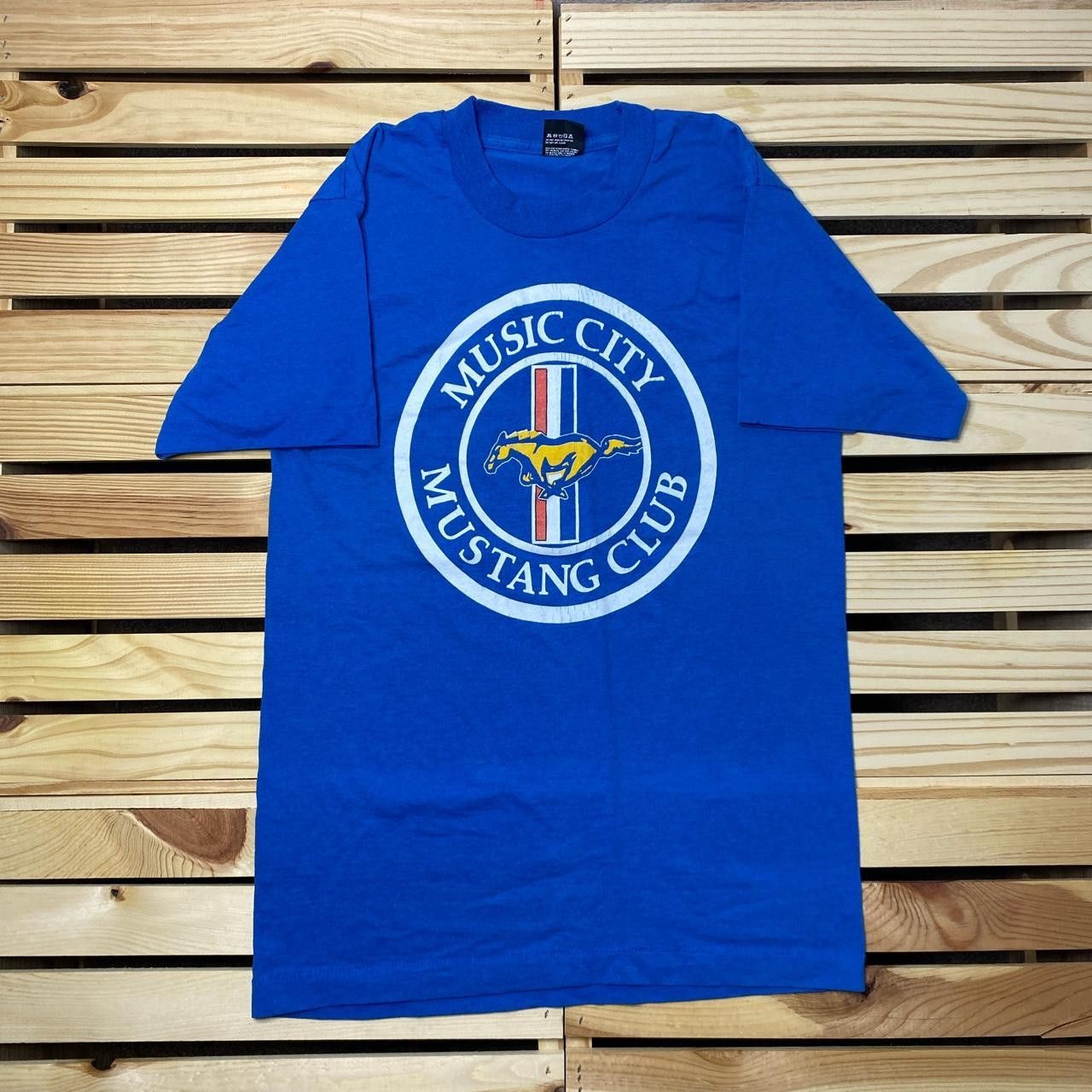 Other Vintage Ford Mustang Blue Car Promo Tee Size Medium Size US M / EU 48-50 / 2 - 1 Thumbnail