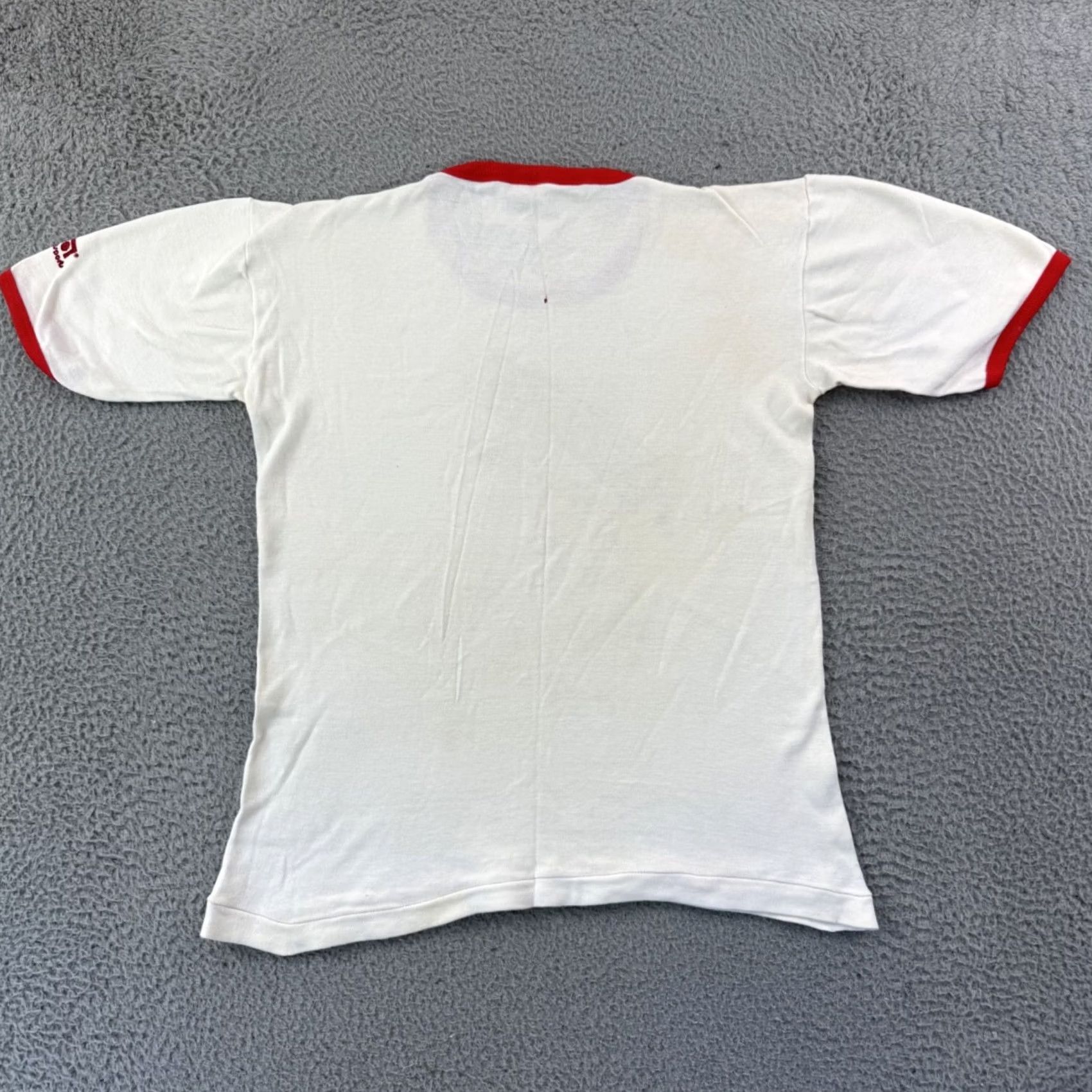 Vintage VINTAGE Olympics Shirt Mens Medium White Nike Logo 80s Retro USA 1984 Los Angeles Sports Graphic Print T-Shirt Size US M / EU 48-50 / 2 - 6 Thumbnail