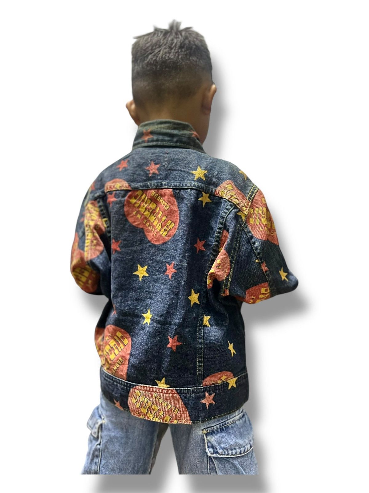 Hysteric Glamour Hysteric Glamour All-Over Print Denim Jacket Size US XXS / EU 40 - 1 Thumbnail
