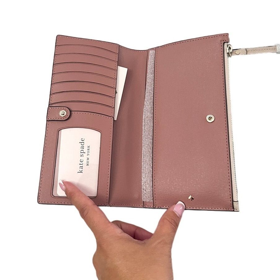 Kate Spade Kate Spade Spencer Continental Wristlet Warm Beige NWOT Size ONE SIZE - 12 Thumbnail