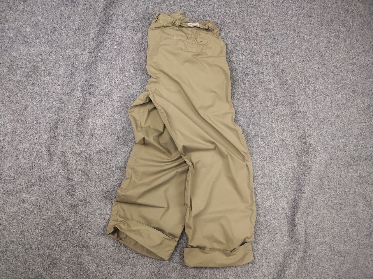 Dries Van Noten Dries Van Noten Design Wide Leg Beige Trouser Chino Pants Size 30" / US 8 / IT 44 - 1 Thumbnail