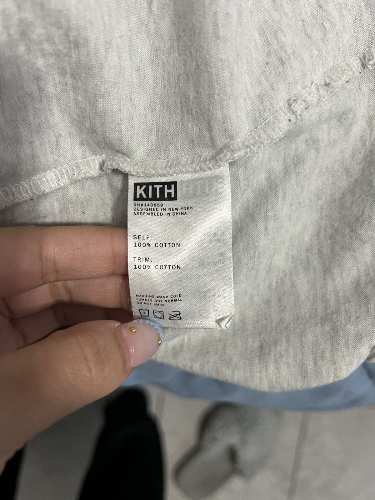 Kith Kith Classic Logo Tee ‘Heather Grey’ Size XS Size US XS / EU 42 / 0 - 5 Thumbnail