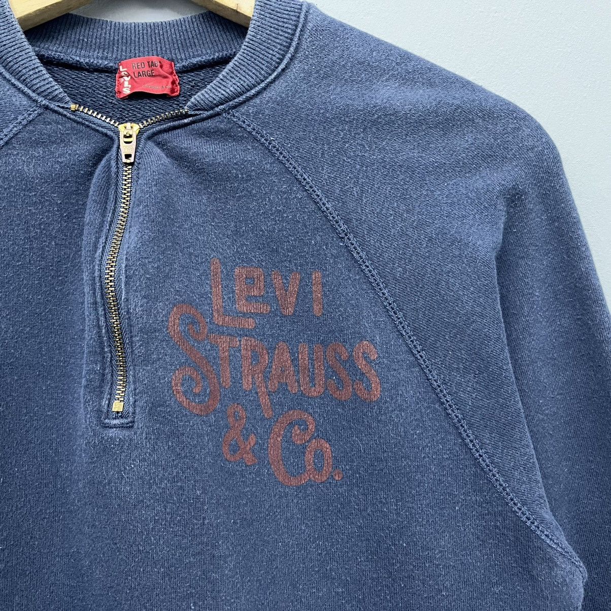 Levi's Vintage Levis Red Tab Quarter Zip Sweatshirt Size US M / EU 48-50 / 2 - 5 Thumbnail