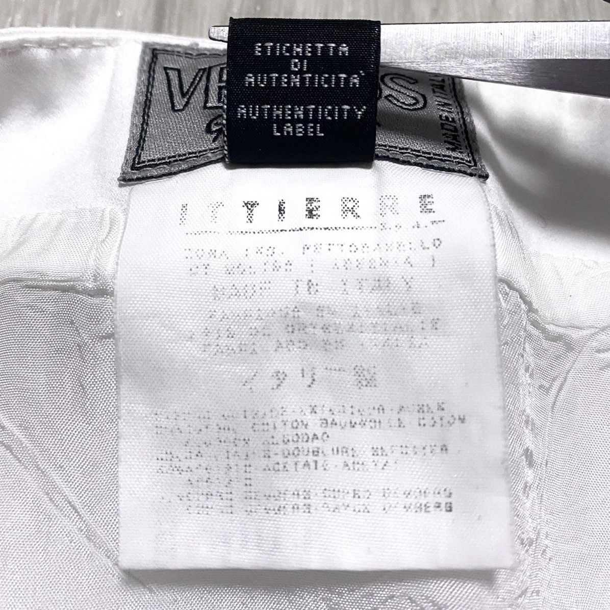 Versace Womens Versus Gianni Versace Vintage White Cotton Mini Skirt Size 27" / US 4 / IT 40 - 10 Thumbnail