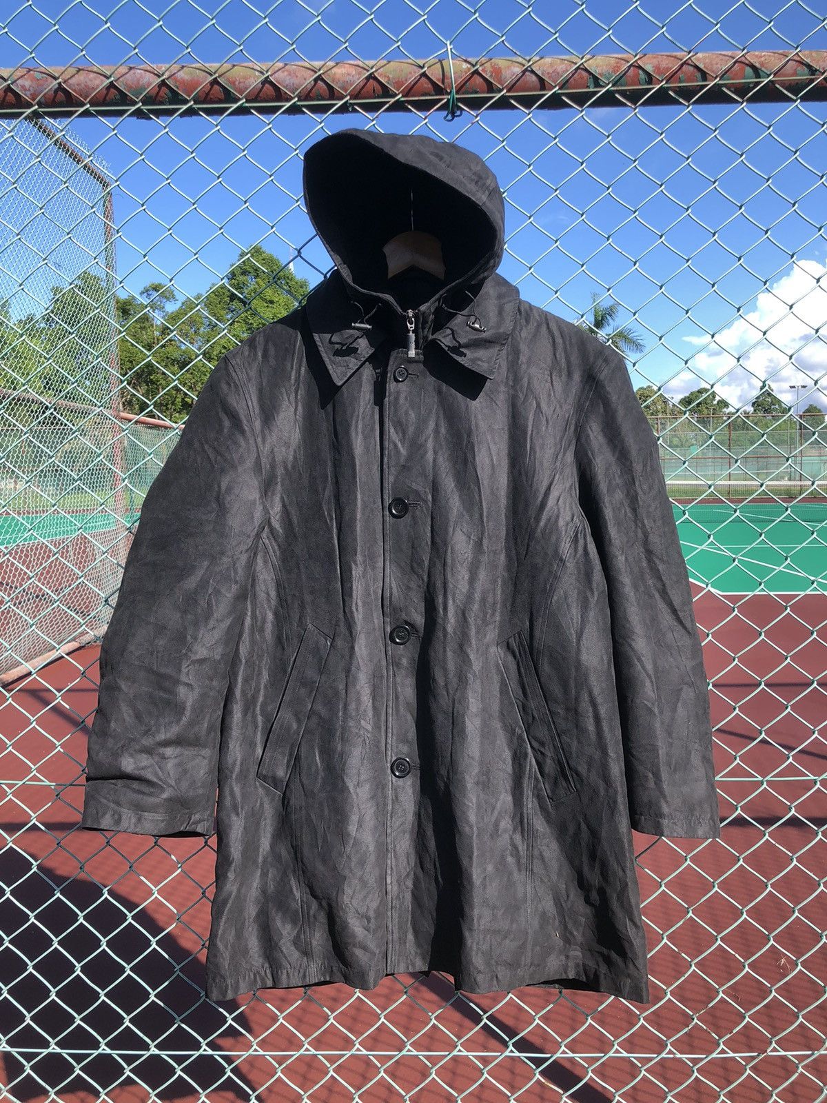 Bugatti × Japanese Brand × Vintage Vintage Buggati Hirmer Long Jacket Coat Size US L / EU 52-54 / 3 - 2 Thumbnail