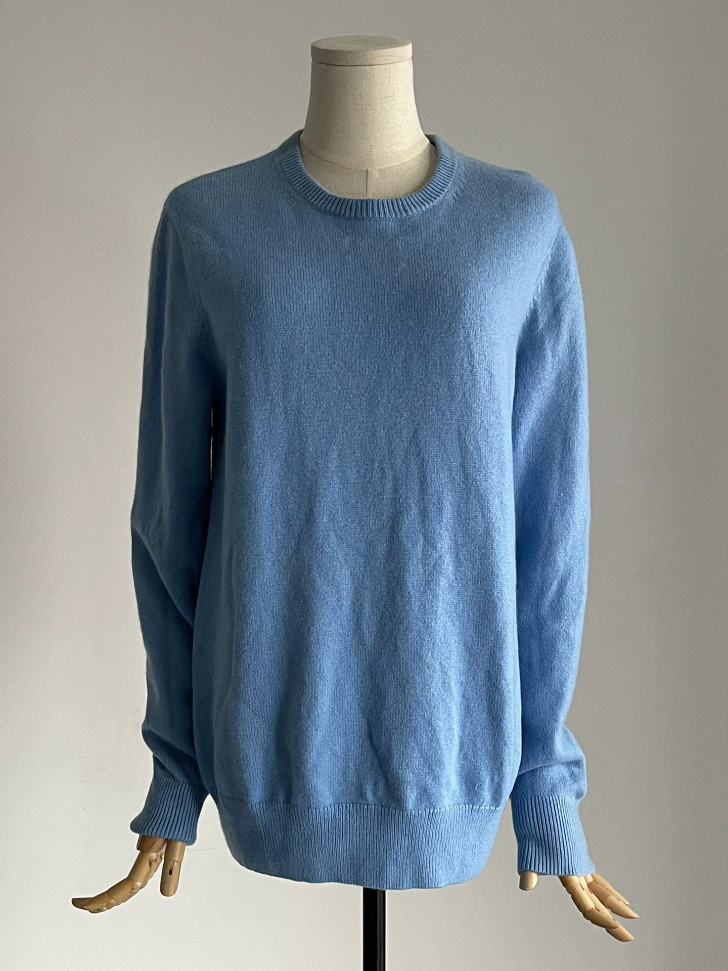 Dries Van Noten Cashmere Blue Sweater by Dries Van Noten Size S / US 4 / IT 40 - 1 Thumbnail