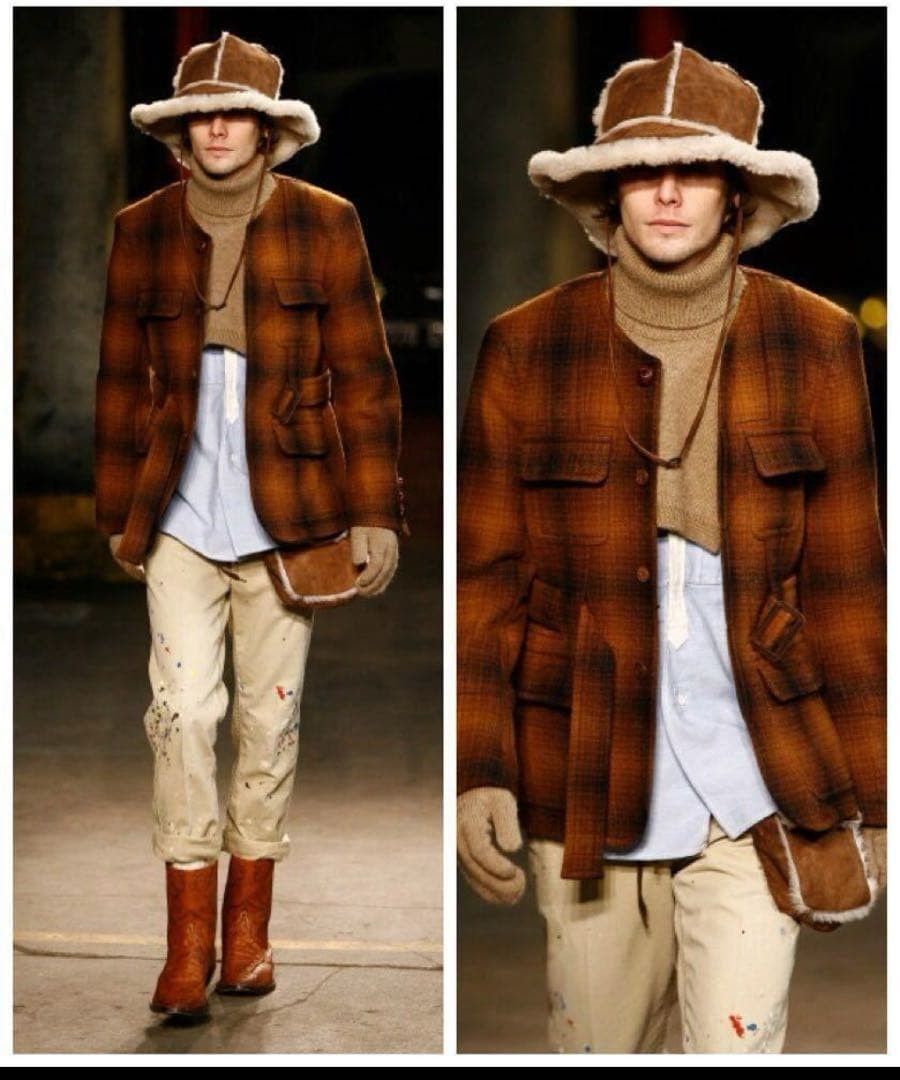 Number (N)ine Number (N)ine AW 08 shearling bucket hat Size ONE SIZE - 1 Thumbnail