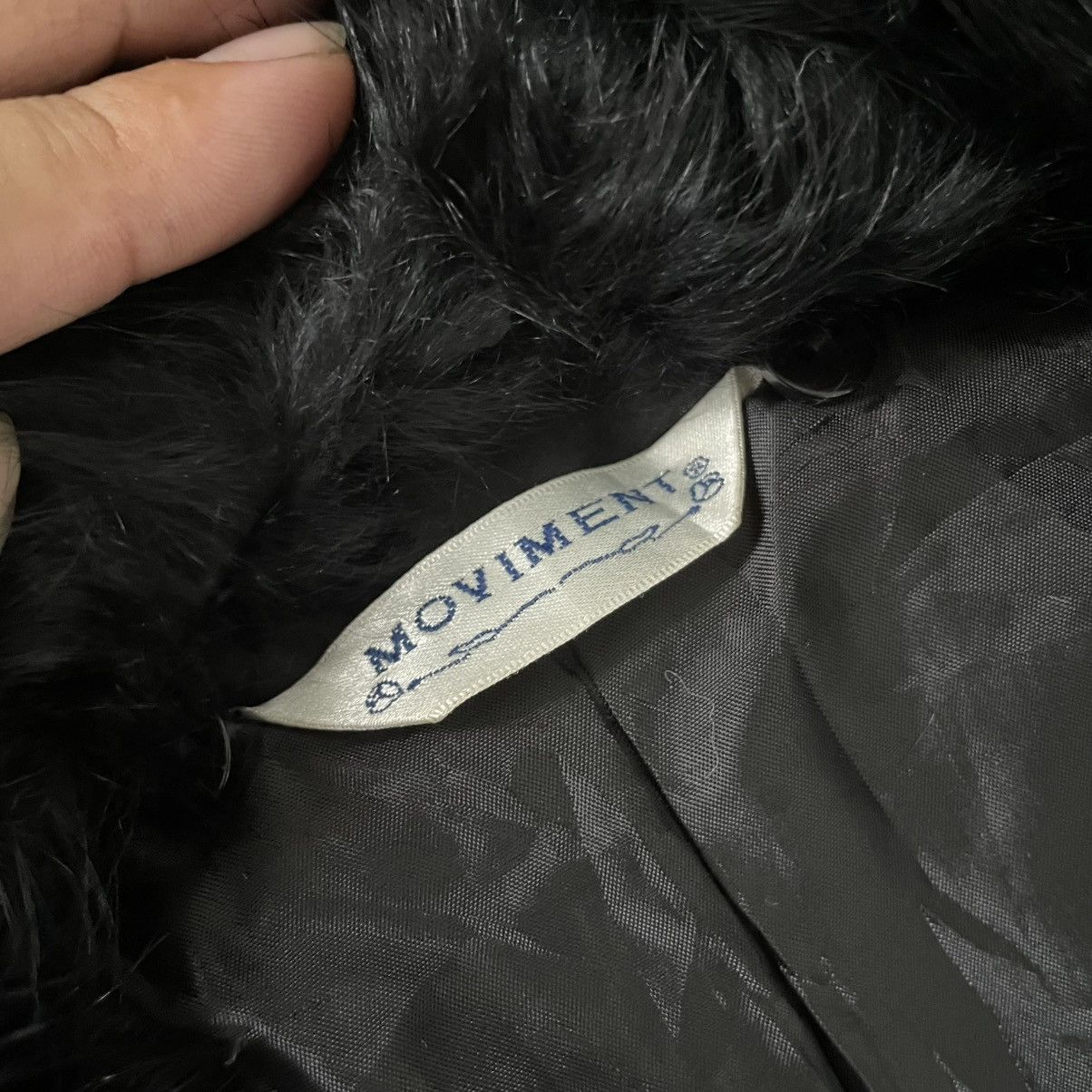 Japanese Brand Japanese Moviment Fur Collar Trench Coat Vkei LGB Y2K Size M / US 6-8 / IT 42-44 - 4 Thumbnail