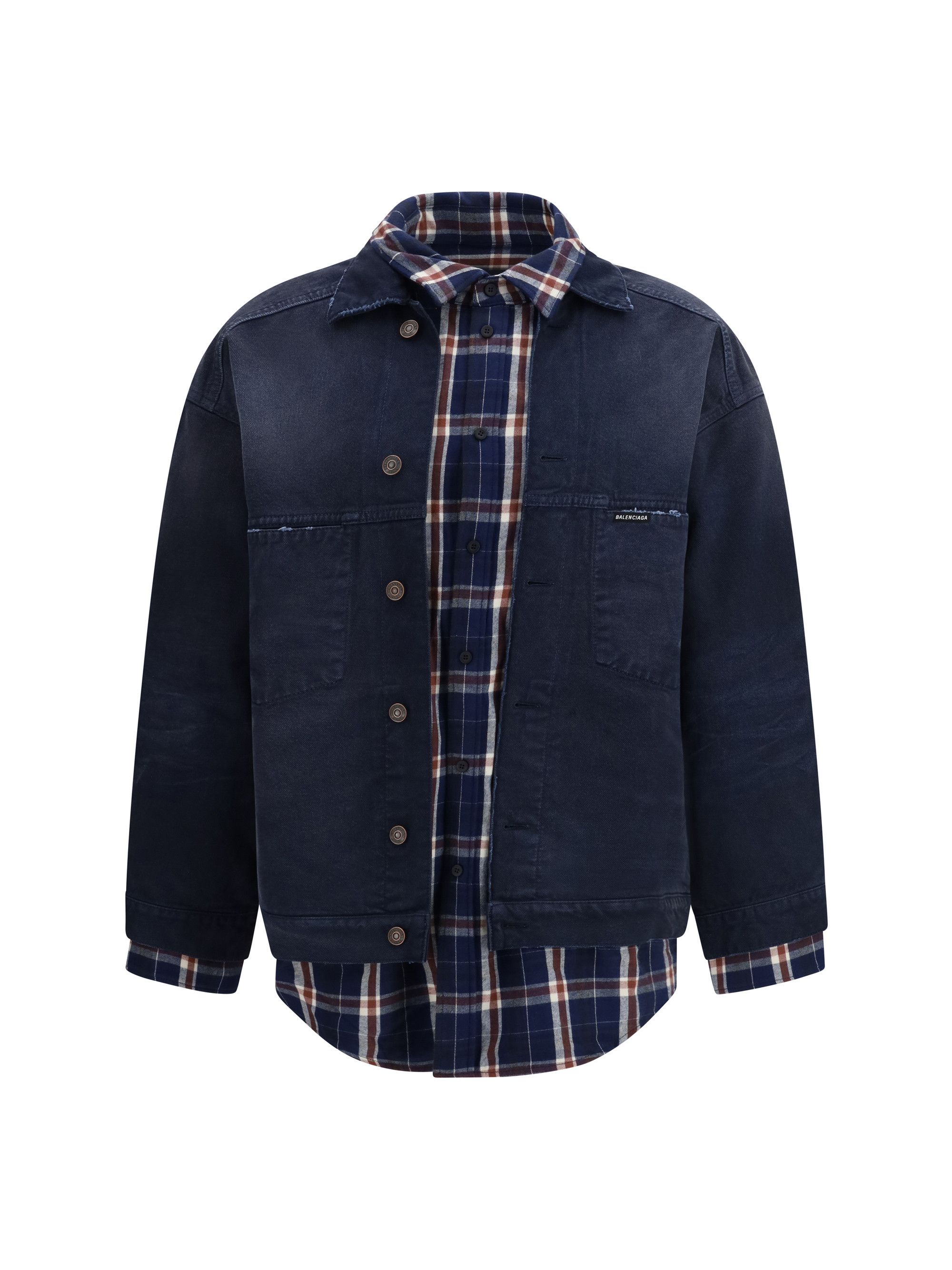 Balenciaga Patched Shirt Jacket Size US M / EU 48-50 / 2 - 1 Thumbnail