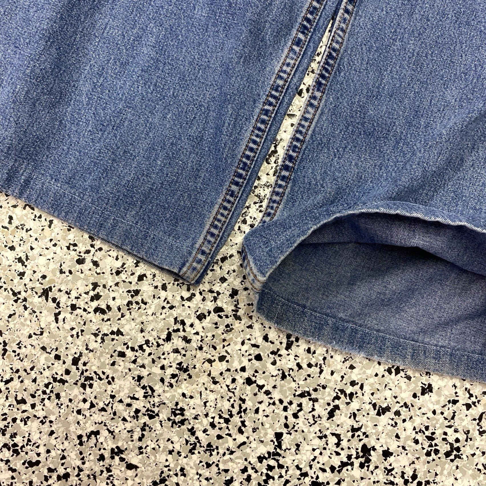 Gap VINTAGE GAP Jeans Mens 34x25.5 Wide-Leg Baggy Skater Faded Grunge Y2K HEMMED Size US 34 / EU 50 - 4 Thumbnail