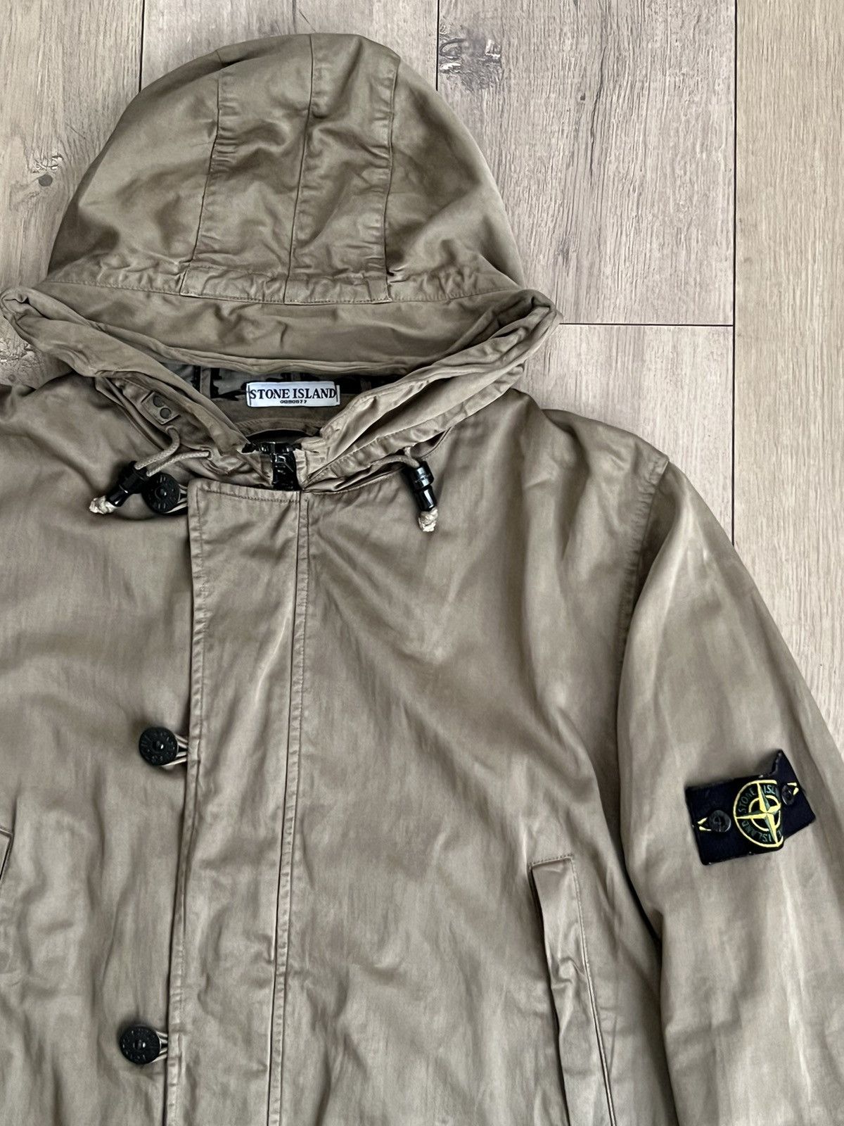 Stone Island Raso Gommato ZipUp Vintage Runway Bomber Jacket Stone Island Raso Gommato ZipUp Vintage Runway Bomber Jacket