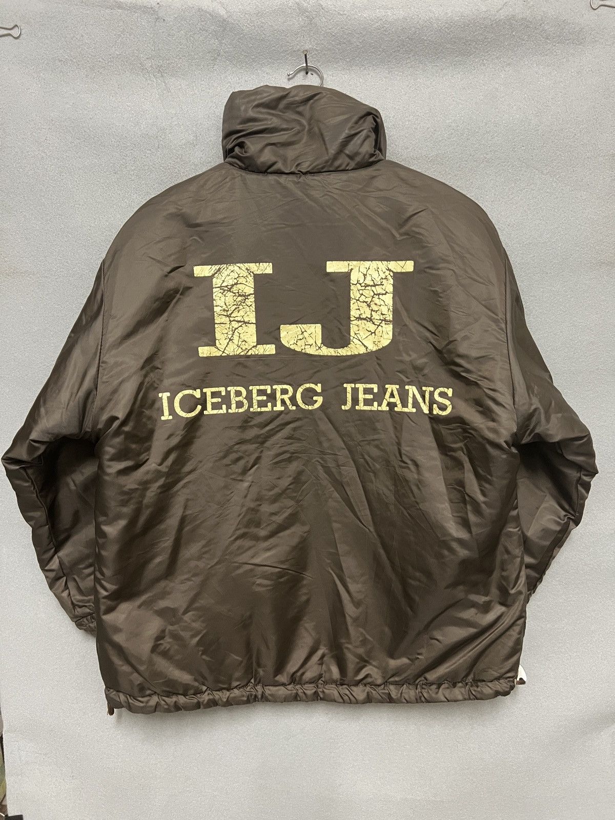 Iceberg 605. Vintage Iceberg Reversible Puffer Jacket Brown Size US L / EU 52-54 / 3 - 1 Thumbnail