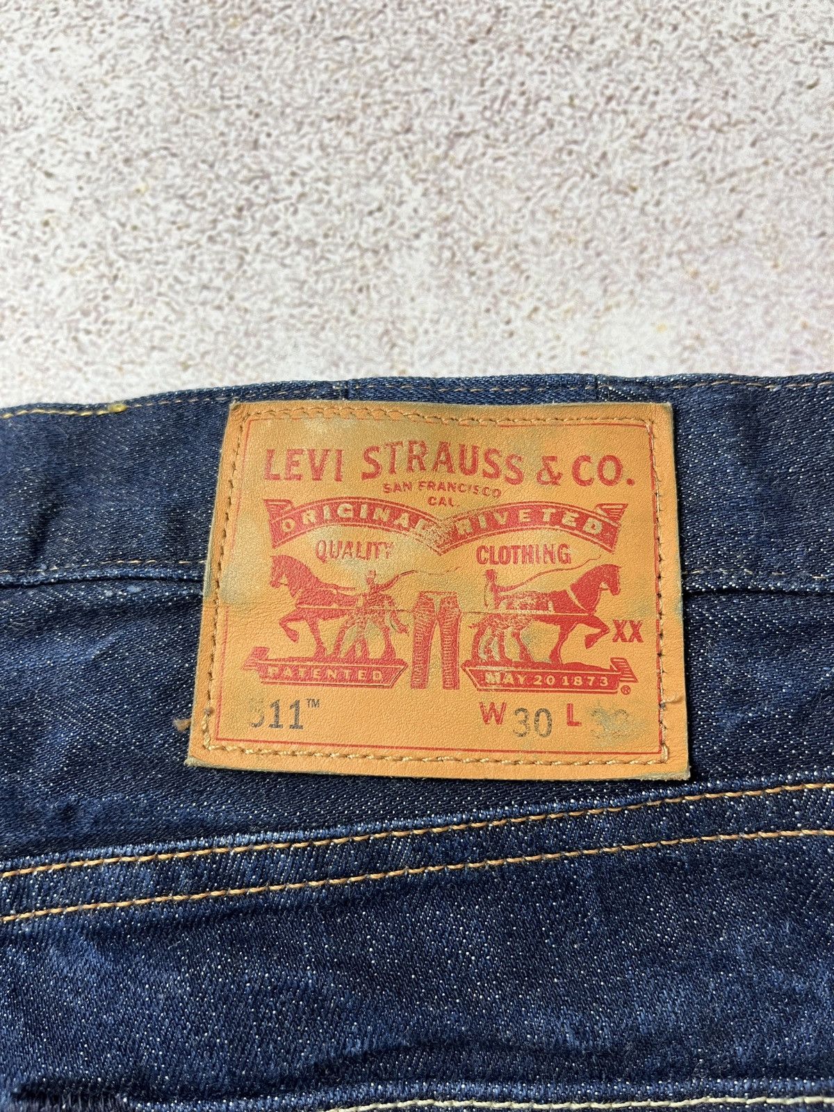 Levi's Levi's Strauss & Co. 511 Selvedge Jeans Raw Denim Size US 30 / EU 46 - 9 Thumbnail