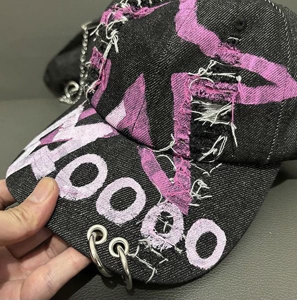 Japanese Brand Avant garde chunky bunny rabbit ear graffiti star raw cap Size ONE SIZE - 6 Thumbnail