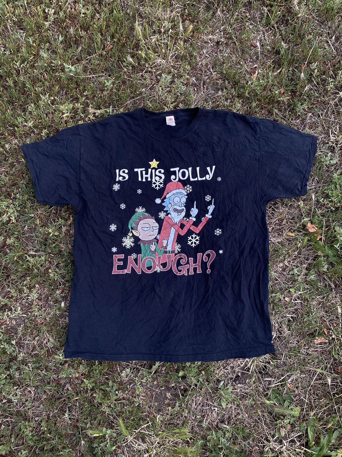 Vintage Vintage Y2K Rick and Morty humor tee big logo size XL Size US XL / EU 56 / 4 - 1 Thumbnail