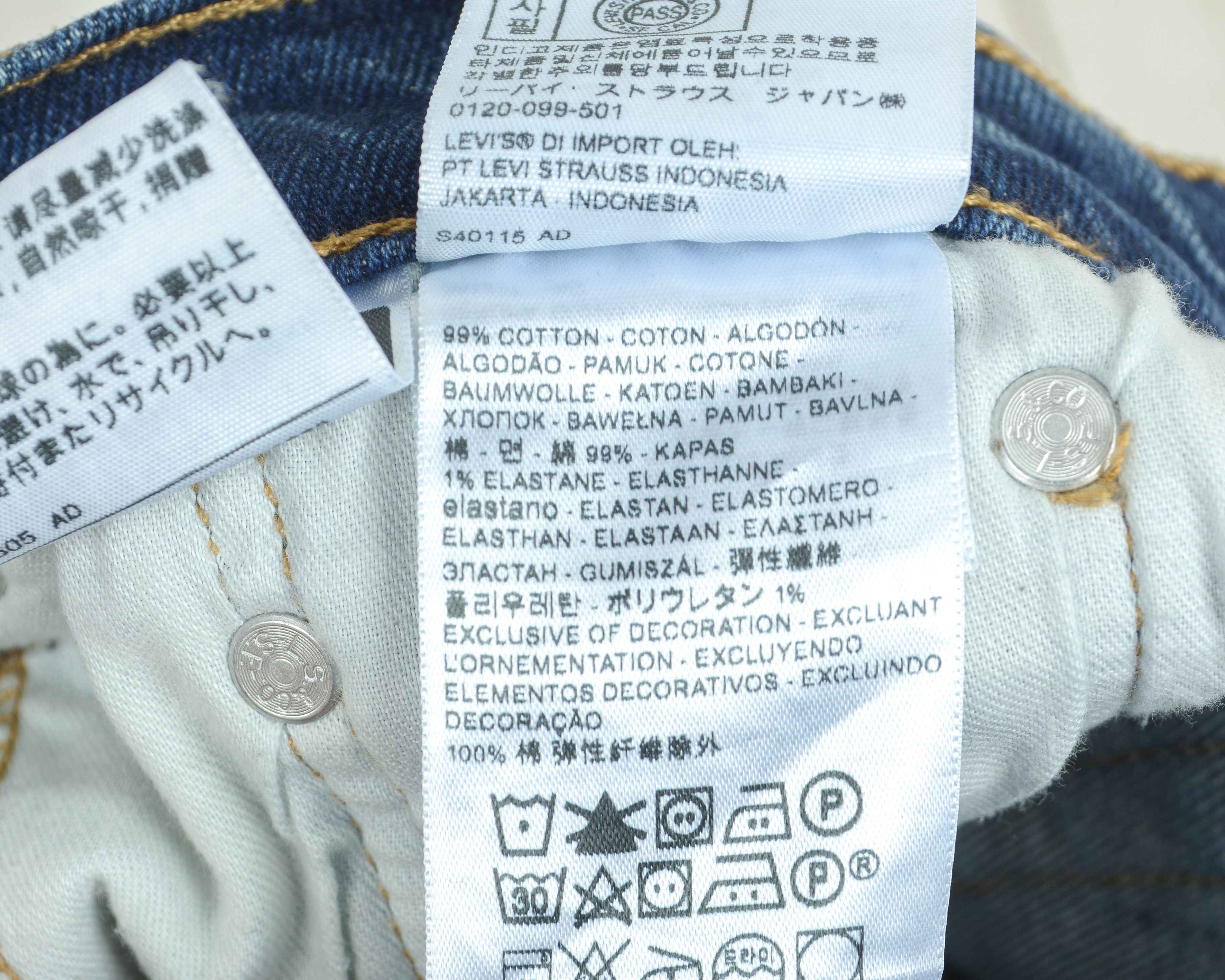 Levi's 510 Mens W30 L32 Slim Fit Skinny Jeans Denim Pants Trousers Size US 30 / EU 46 - 12 Thumbnail