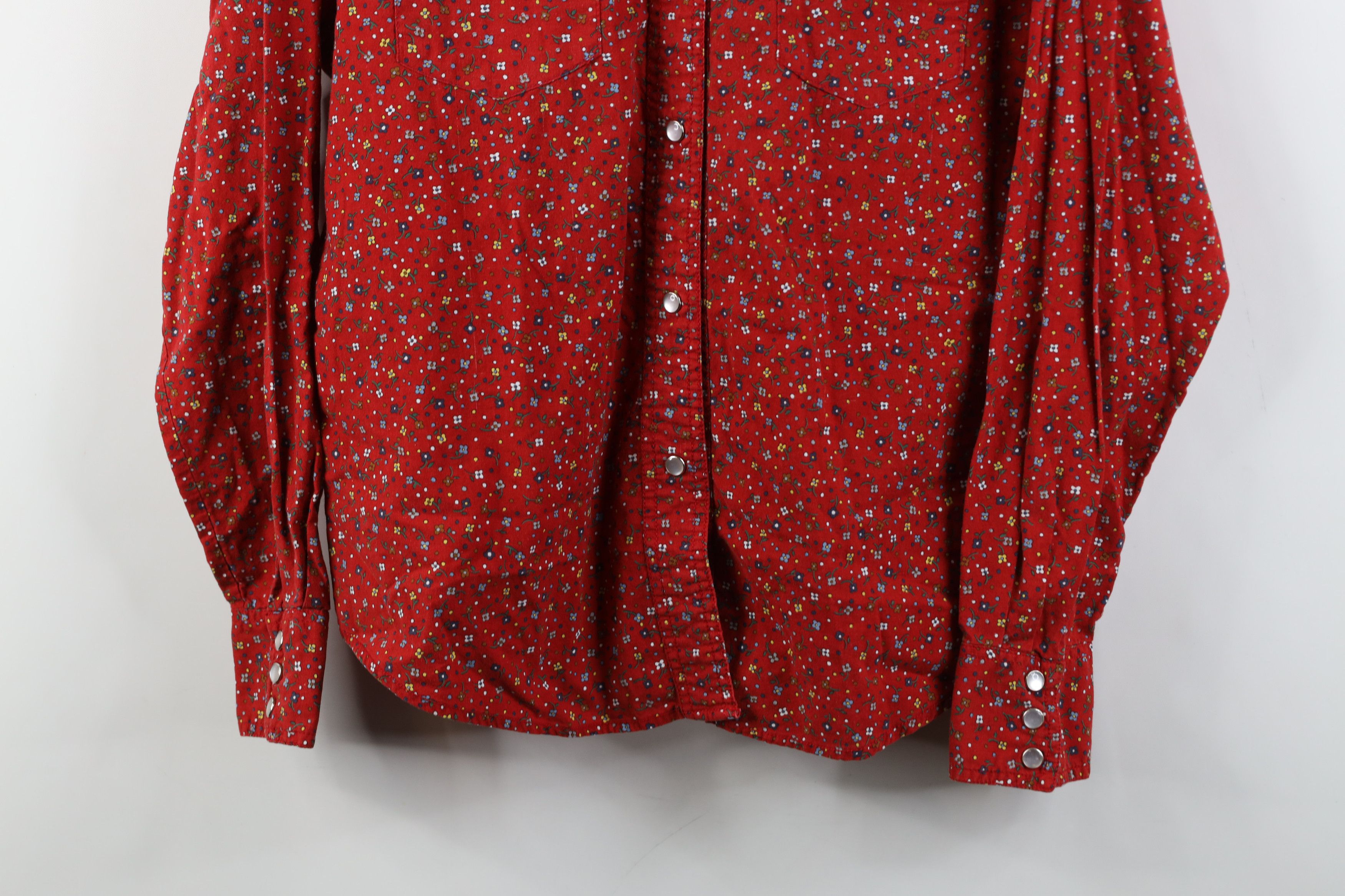Vintage Vintage 70s Streetwear Western Cowgirl Snap Button Shirt Size M / US 6-8 / IT 42-44 - 3 Thumbnail