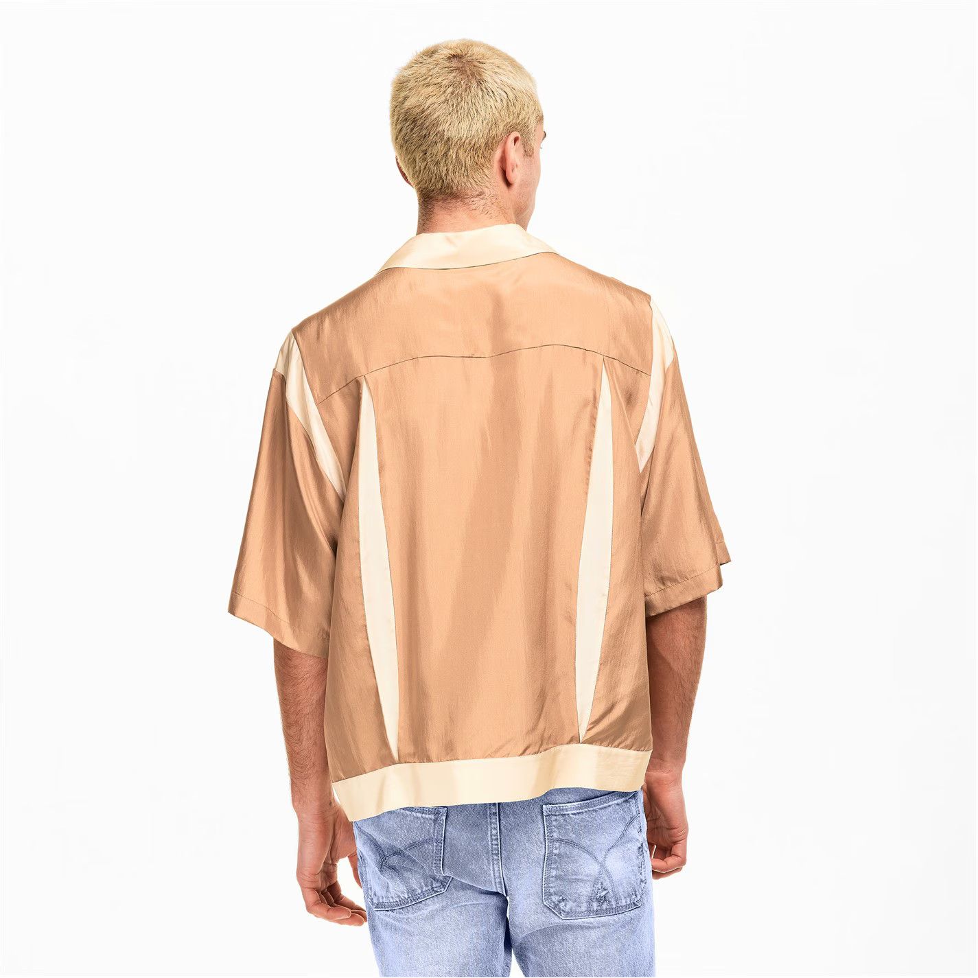 Dsquared2 o1g2r1mq0426 Short Sleeve Bowling Shirt in Walnut Size US L / EU 52-54 / 3 - 4 Thumbnail