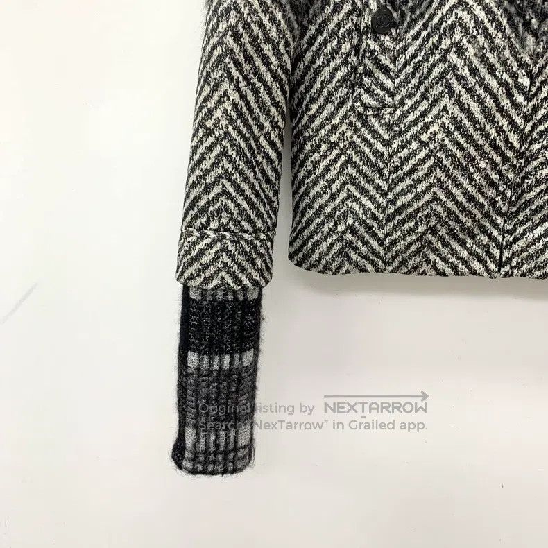 Chanel Chanel Black and gray textured horsehair stitching tweed h Size XS / US 0-2 / IT 36-38 - 4 Thumbnail