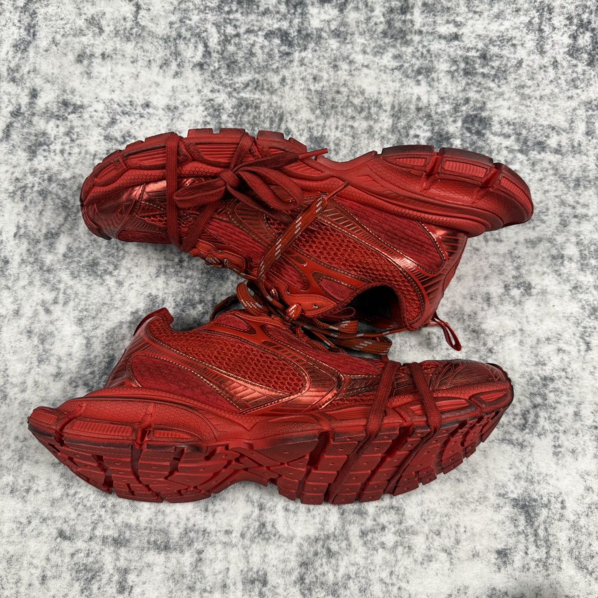 Balenciaga Balenciaga 3XL “Worn-Out” ‘Red’ Shoes Size US 10.5 / EU 43-44 - 3 Thumbnail