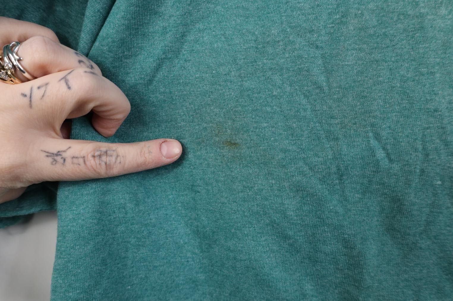 Hanes Deadstock Vintage 90s Hanes T-Shirt Miro Green Heather USA Size US XXL / EU 58 / 5 - 12 Thumbnail