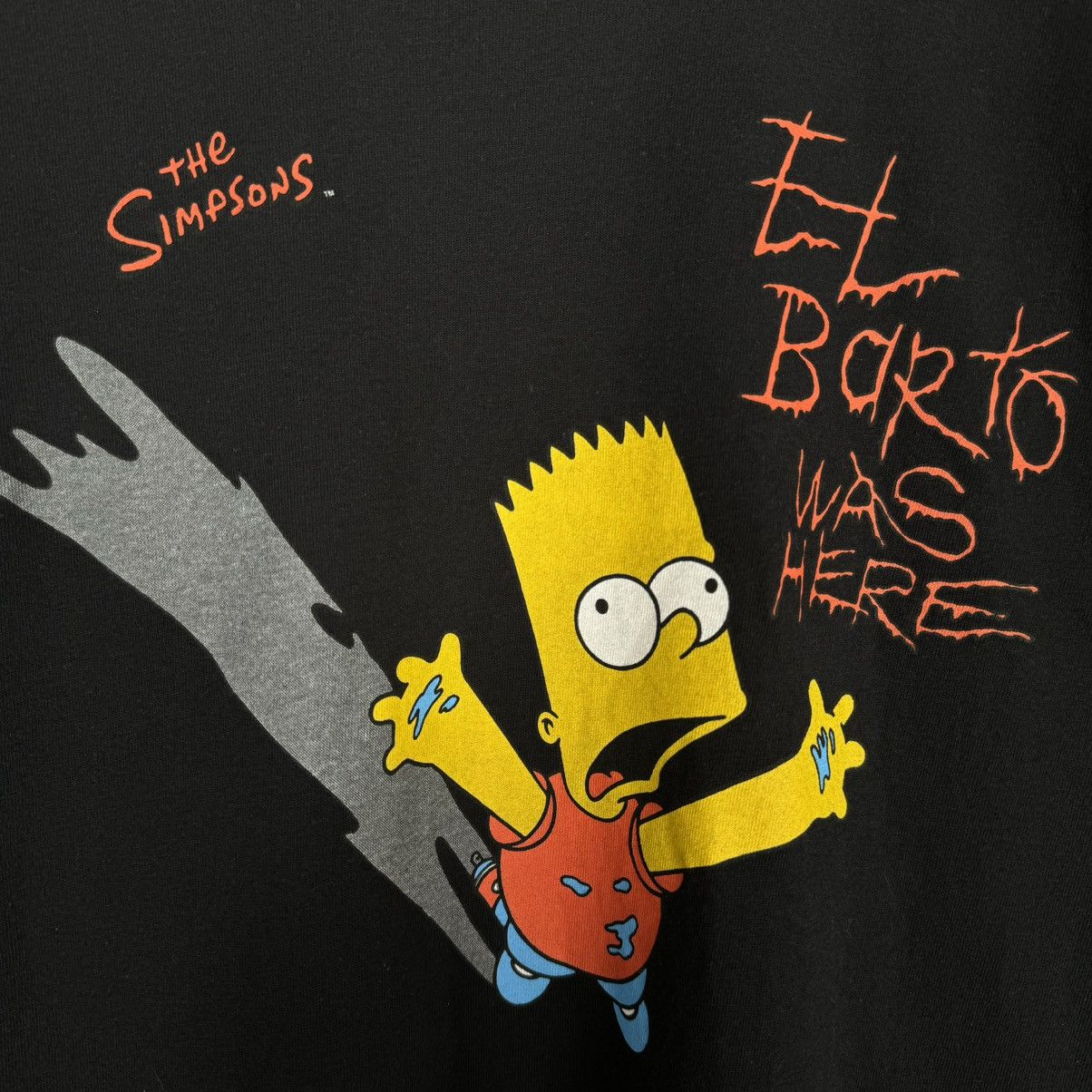 The Simpsons Vintage 90s The Simpsons El Barto Was Here Euro T Shirt Size US L / EU 52-54 / 3 - 4 Thumbnail