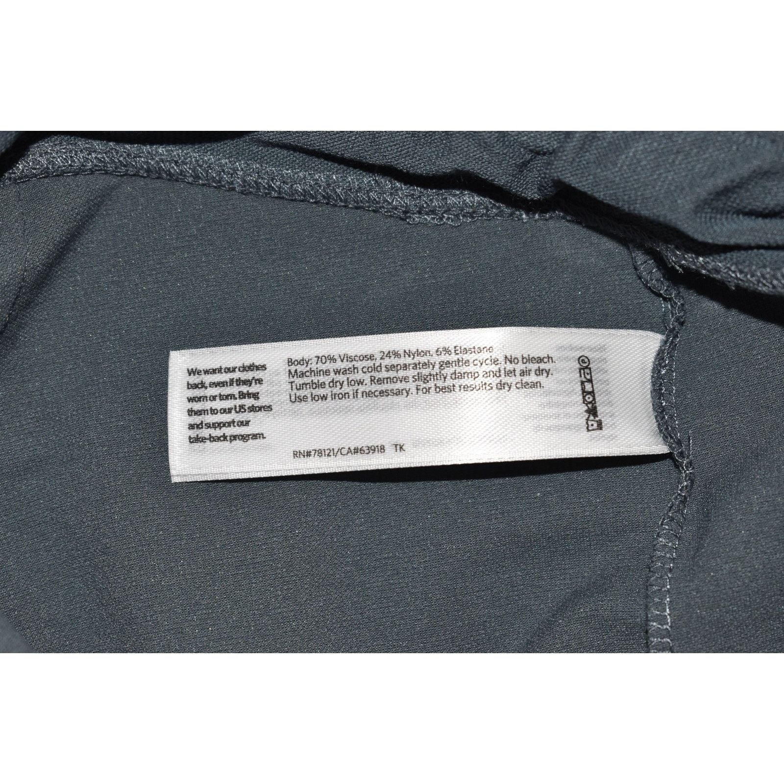 Eileen Fisher NEW EILEEN FISHER Blue Stretch Viscose Petite Pants Size PS Size 28" / US 6 / IT 42 - 4 Thumbnail