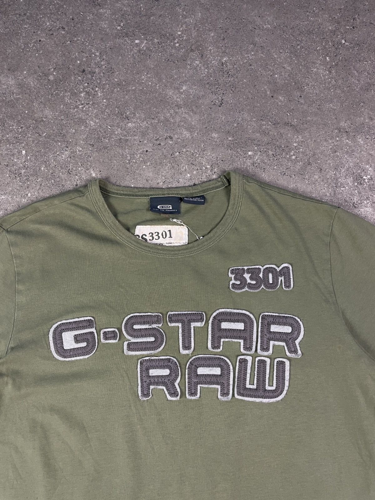 G-Star Vintage Y2K G Star Raw Military Embroidered T Shirt Size US XL / EU 56 / 4 - 3 Thumbnail